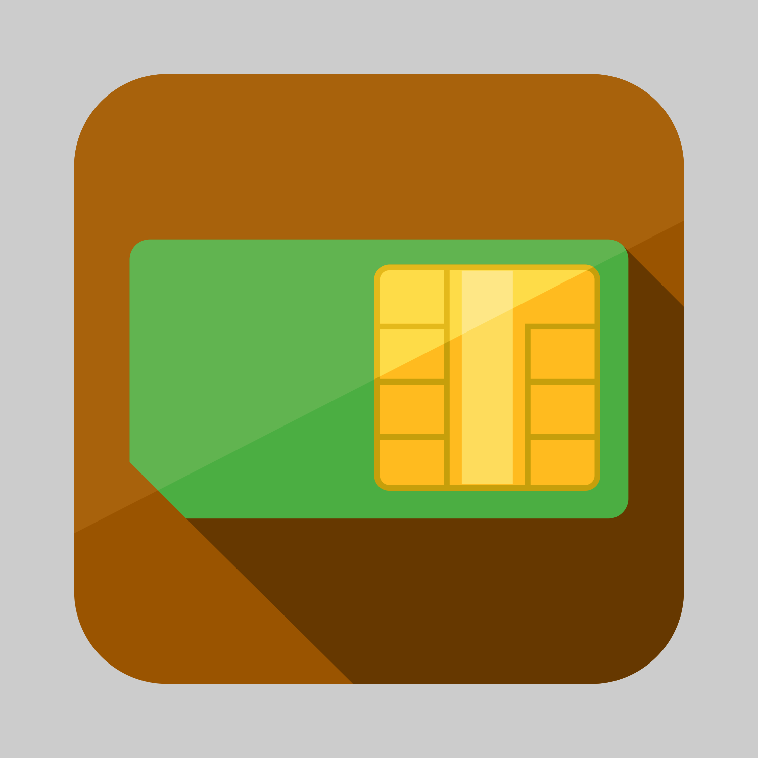 Vector for free use: SIM card icon