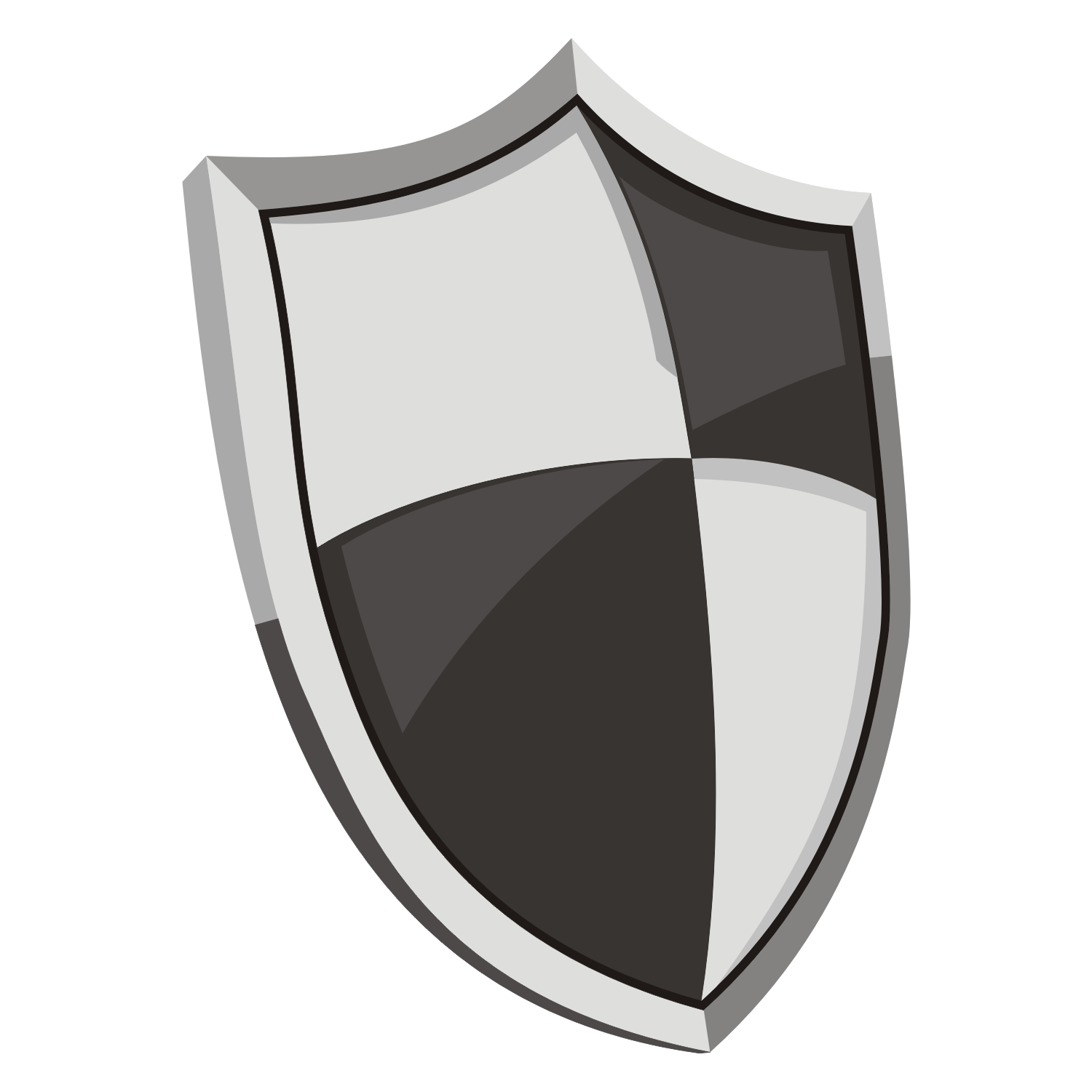 Vector for free use: 3d shield