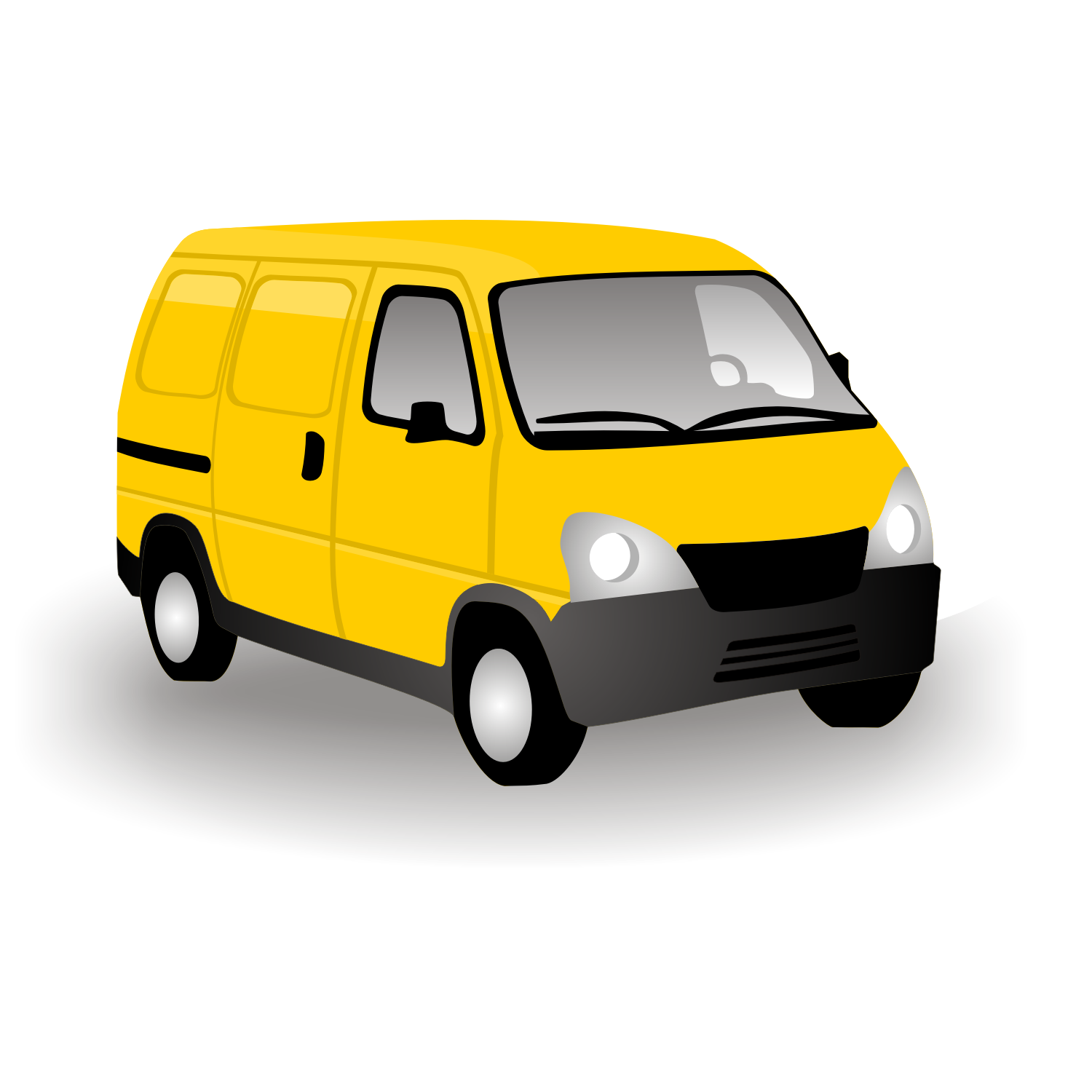 delivery van clipart free - photo #13