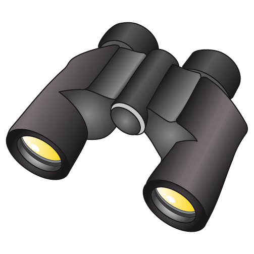 Vector for free use: Binoculars vector