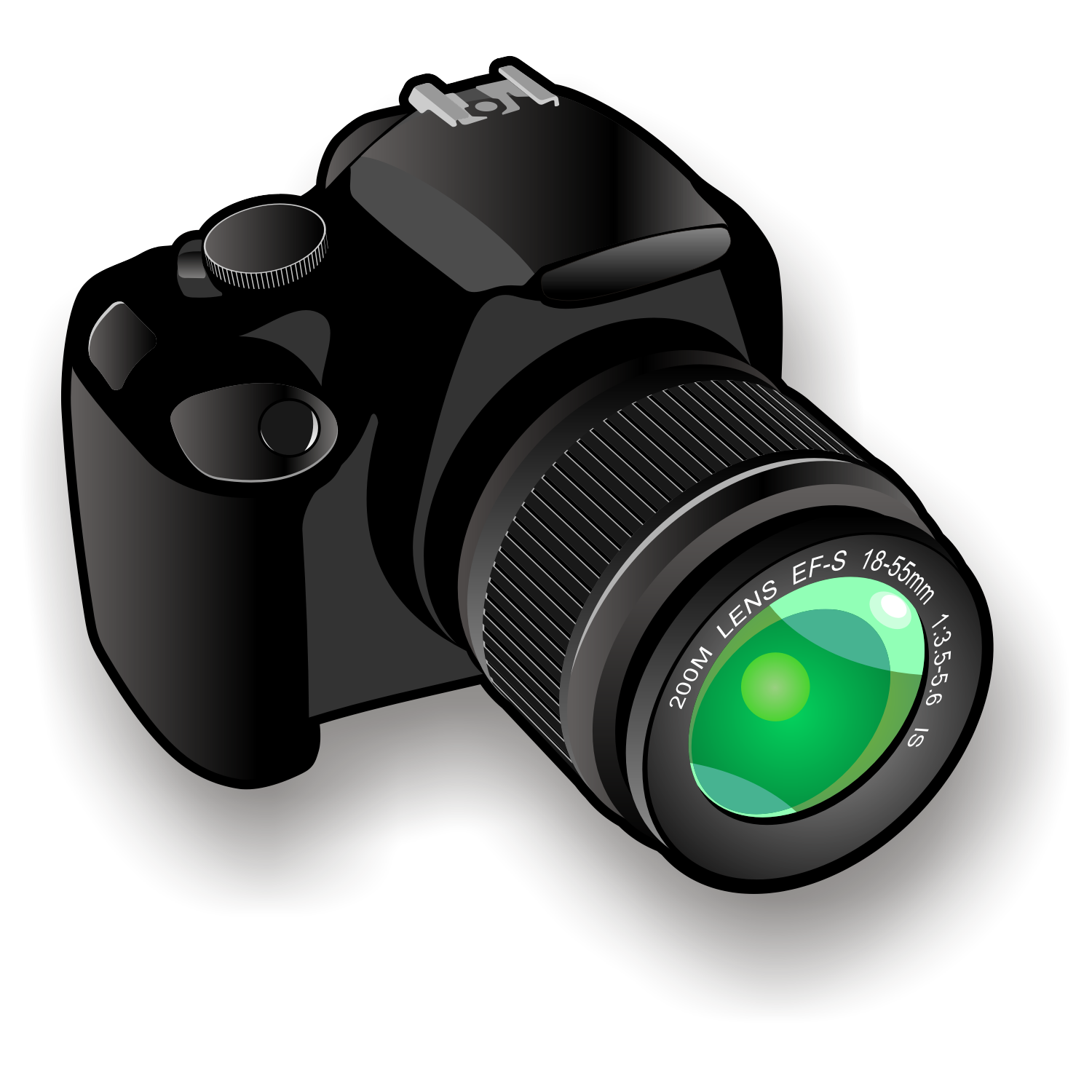 Vector for free use: Camera icon