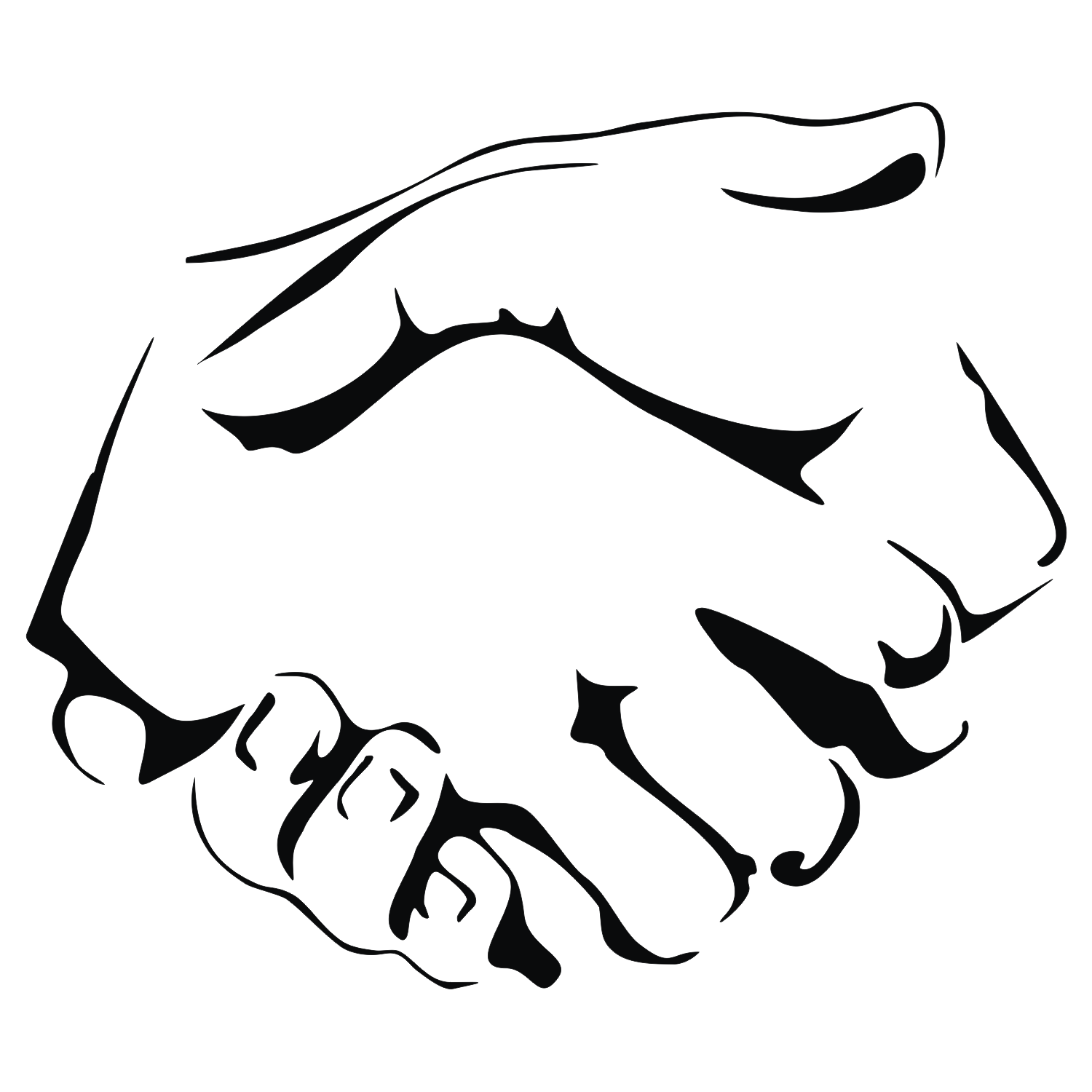 Vector for free use: Handshake vector