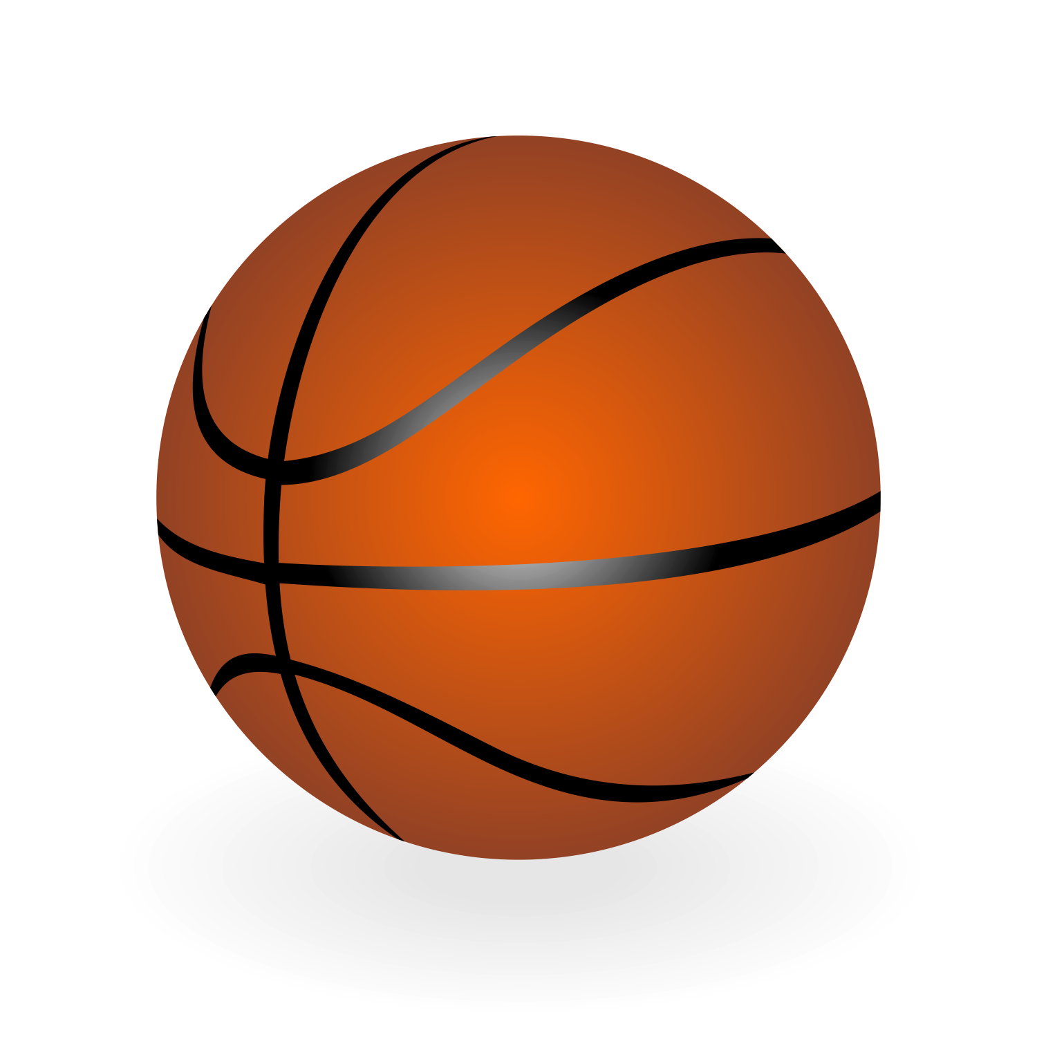 Vector for free use: Basketball vector