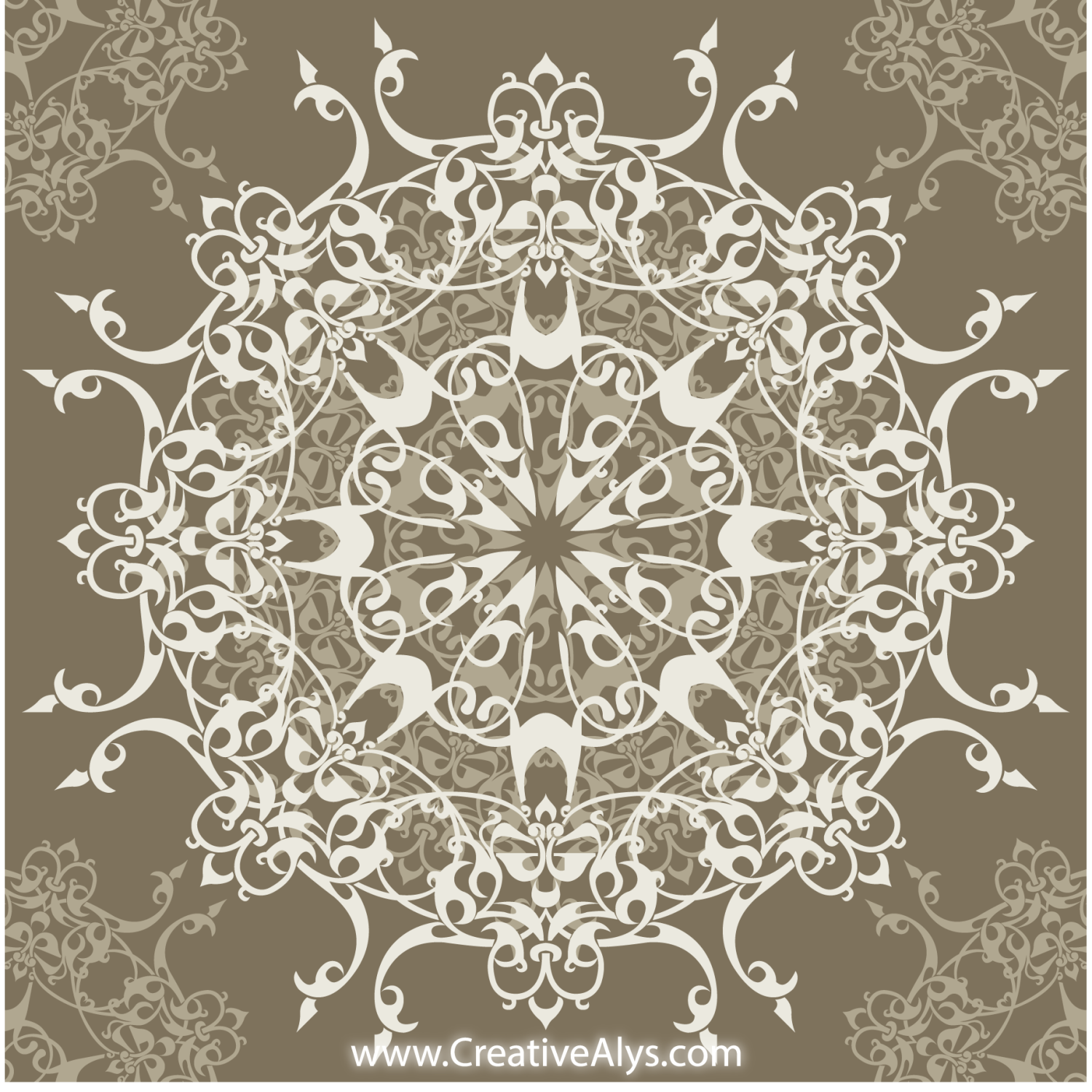 Vector for free use: Classy Seamless Pattern Design