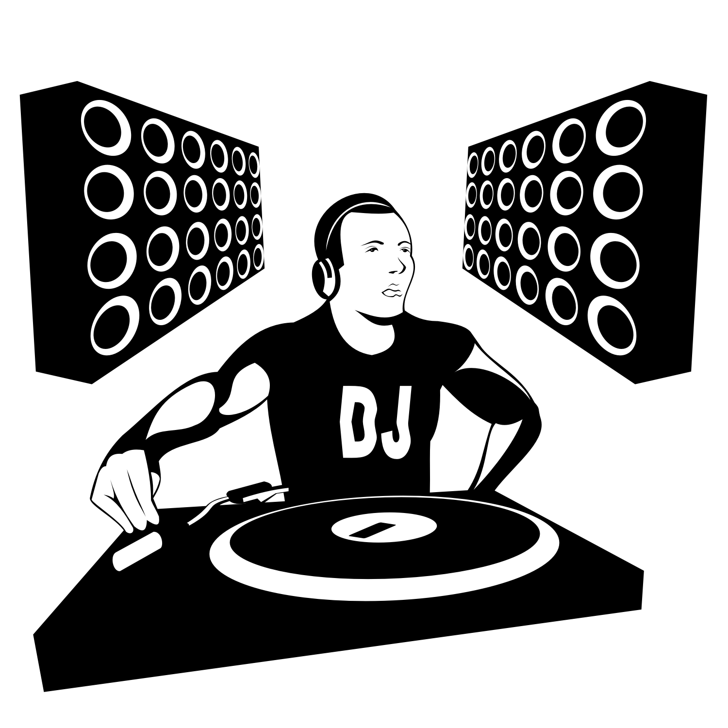 Vector for free use: DJ Vector