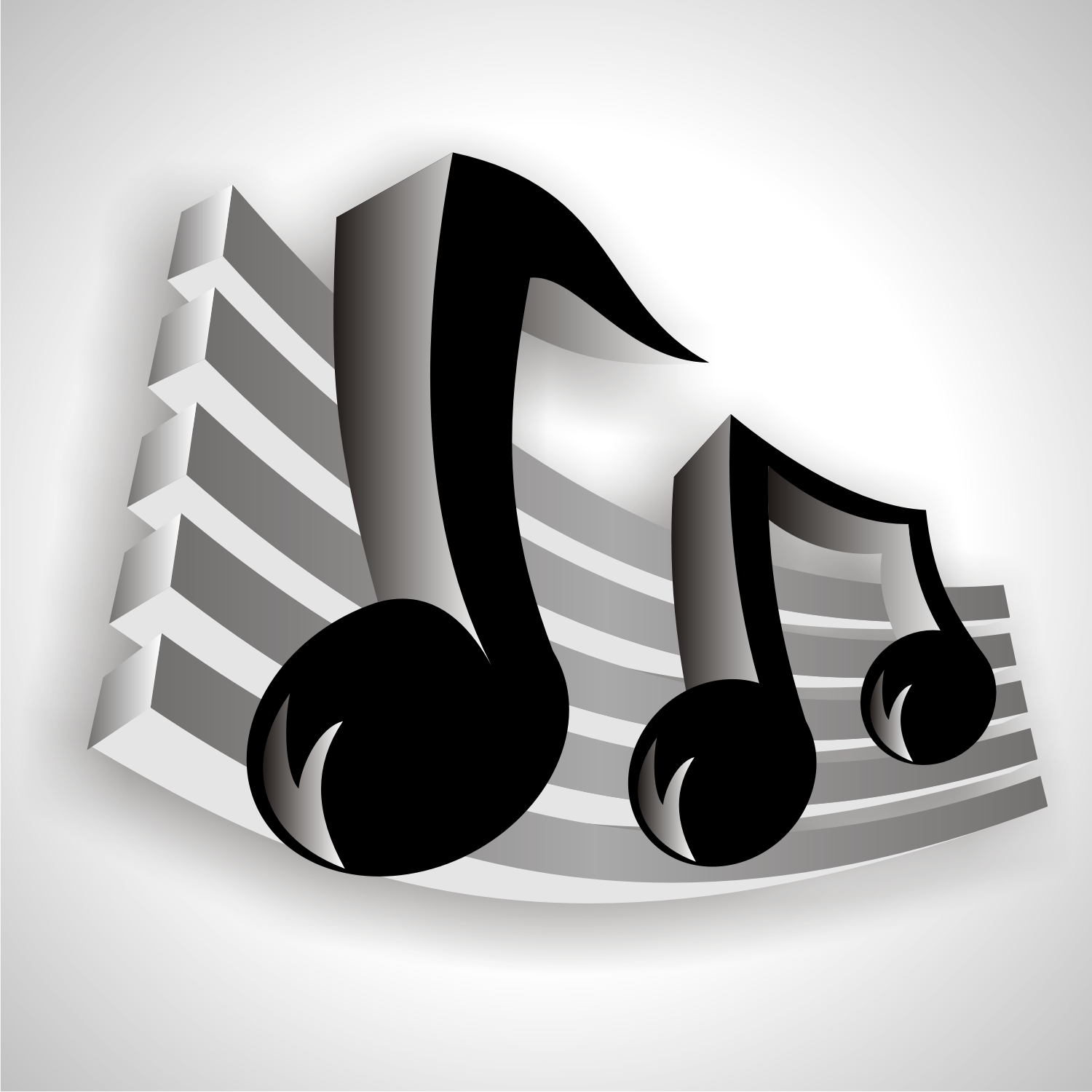 Vector for free use: Music note vector