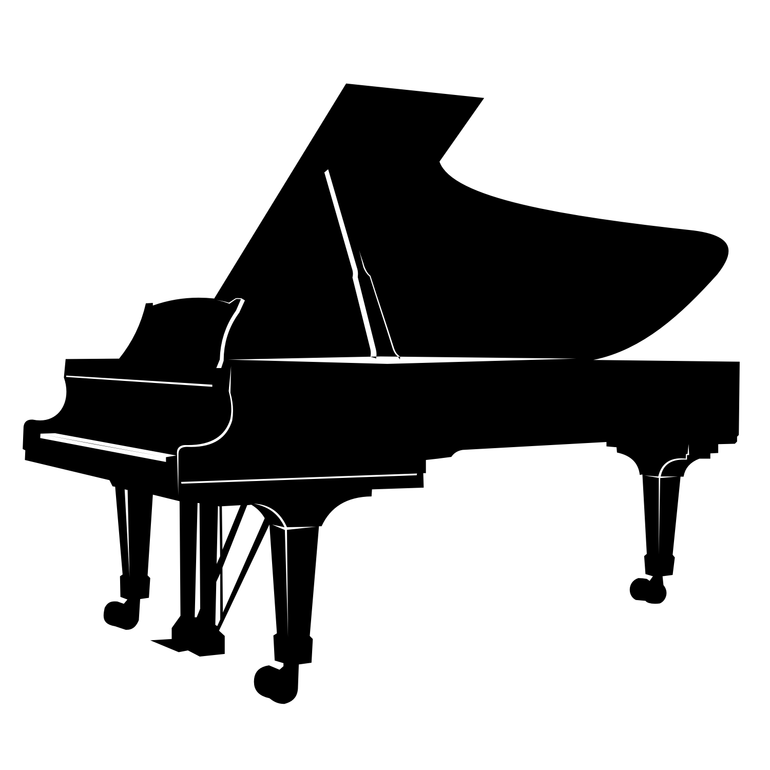 free clip art baby grand piano - photo #9