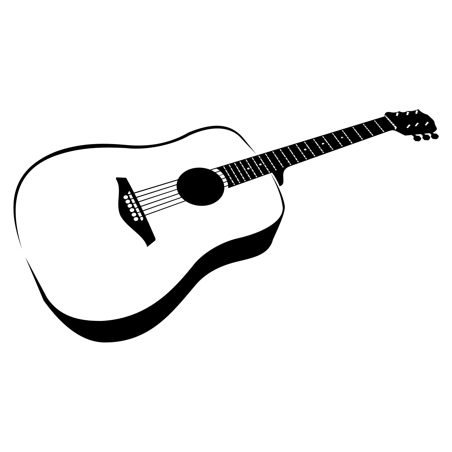 free clip art acoustic guitar - photo #10