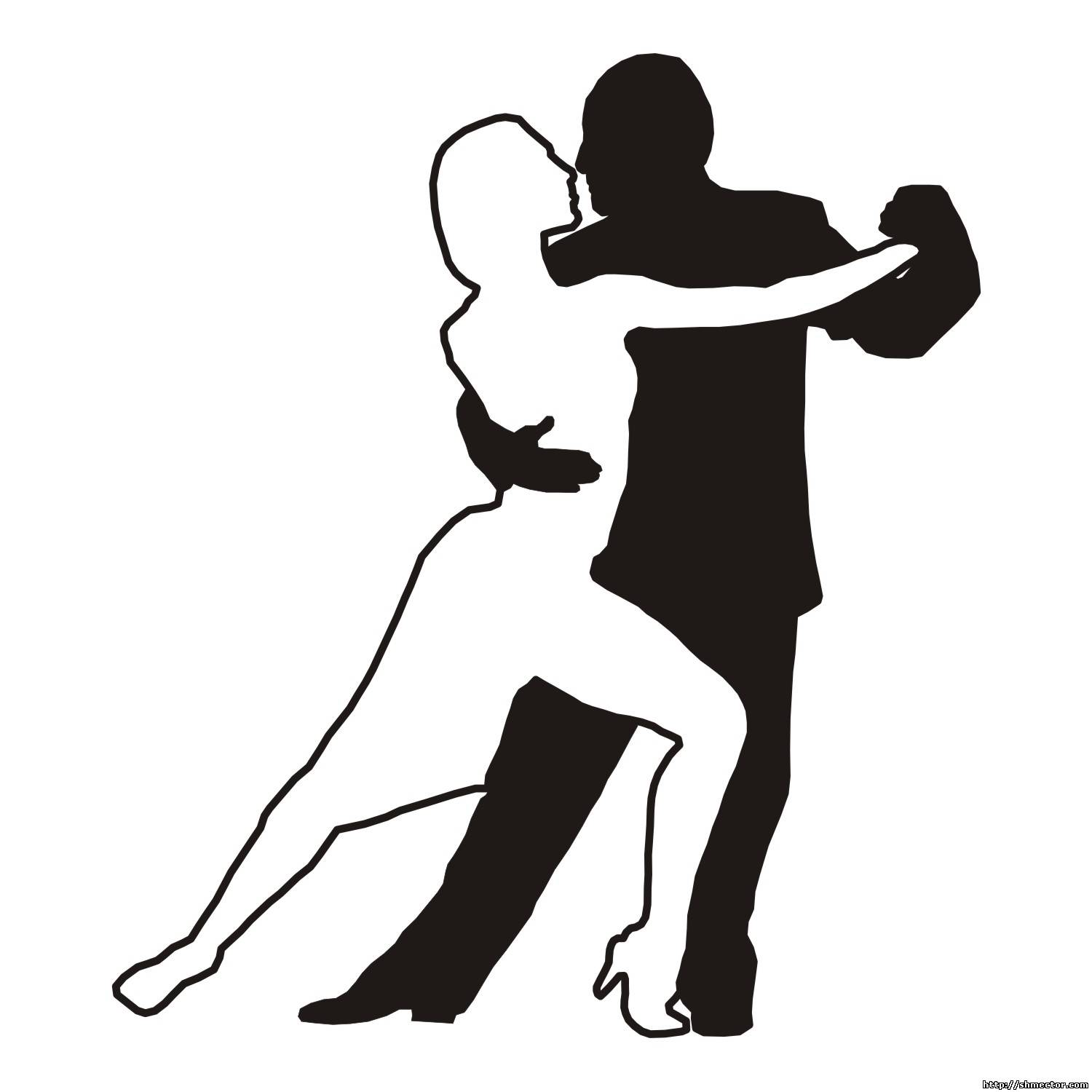 Vector for free use: Tango Dance