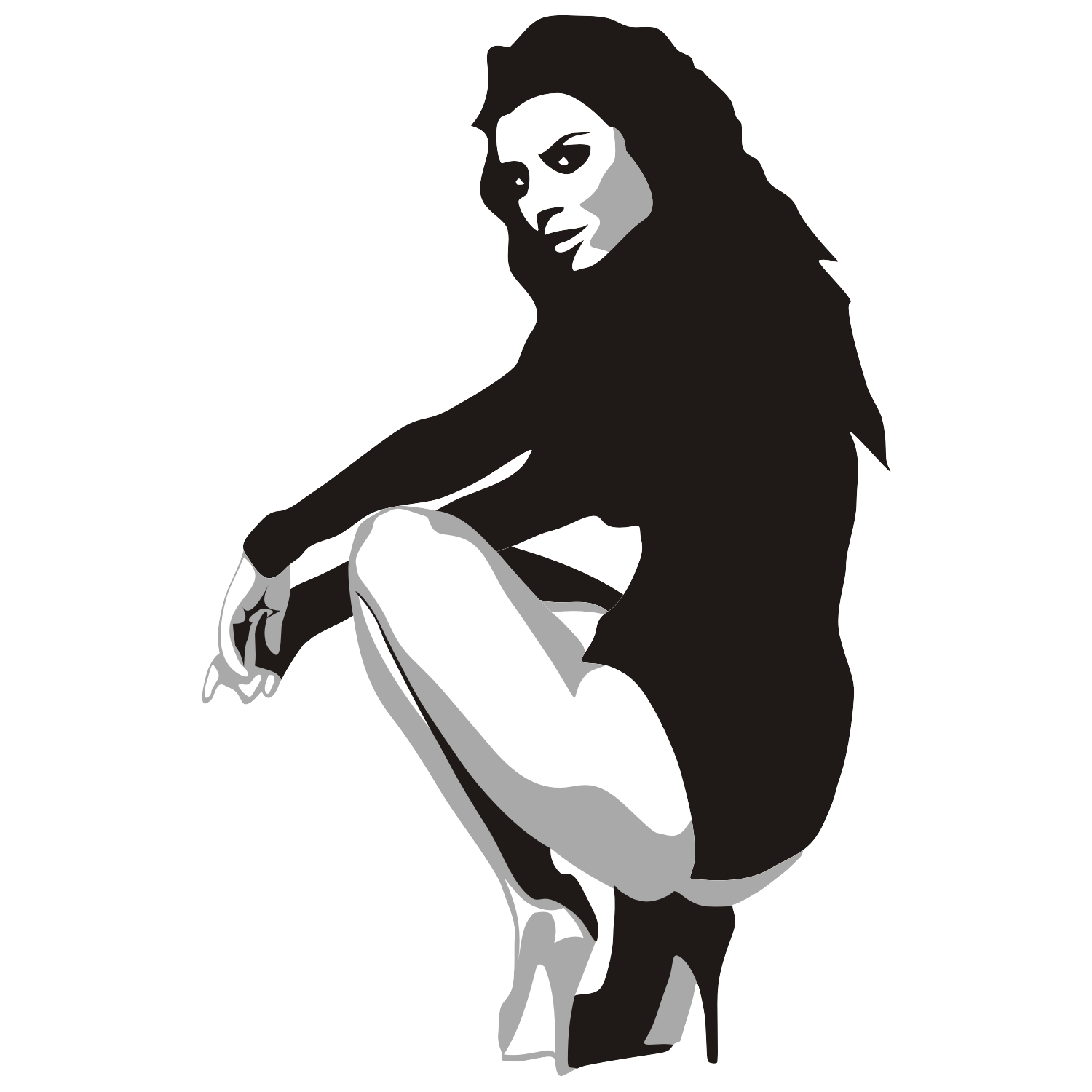 Sexy Women Vector Art First Butt Sex