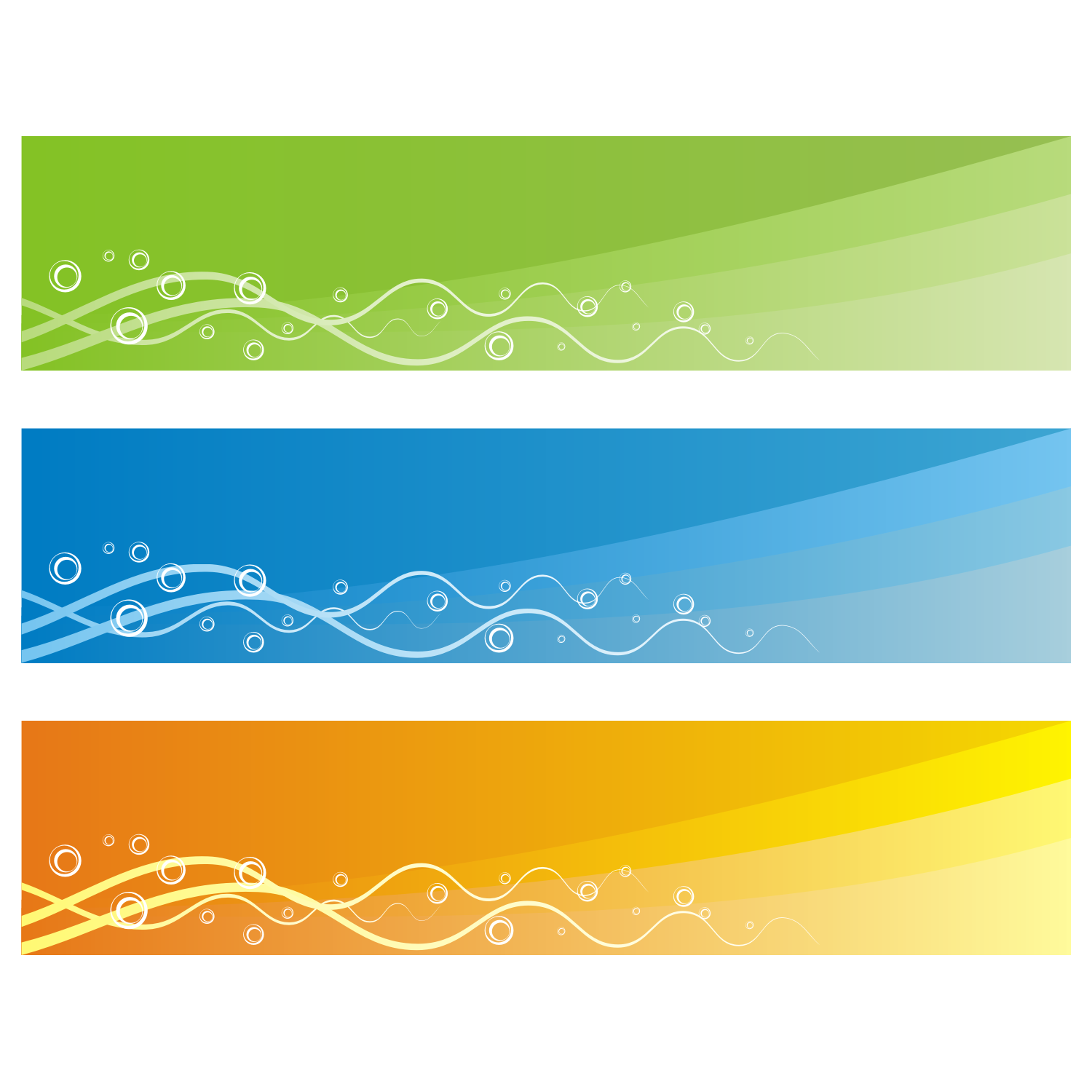 vector-for-free-use-three-colored-banner