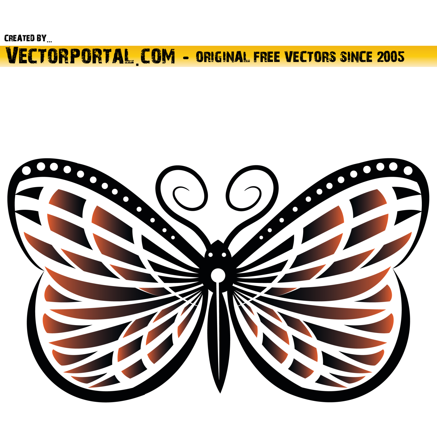 free butterfly vector clip art - photo #6