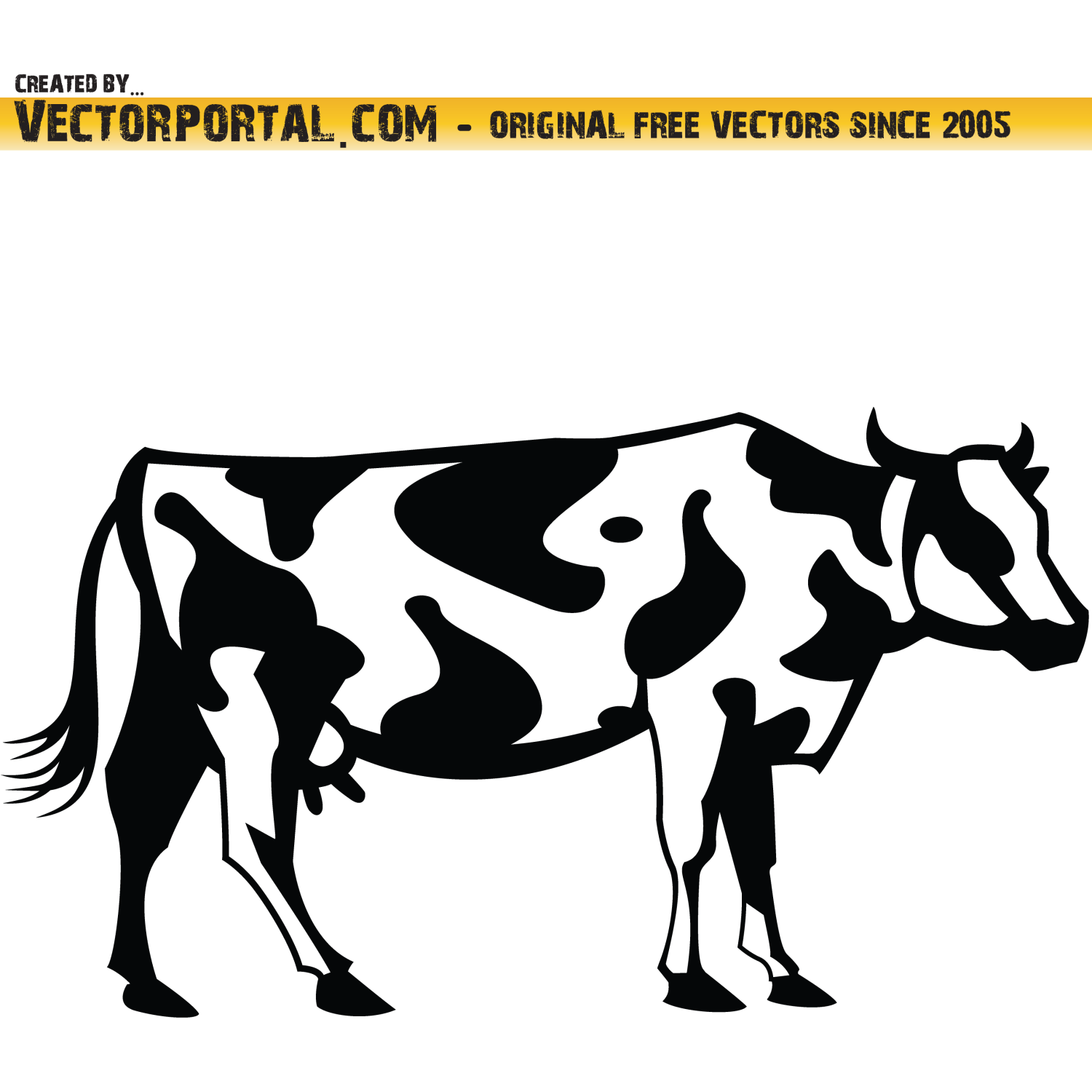 cow cdr clipart - photo #8