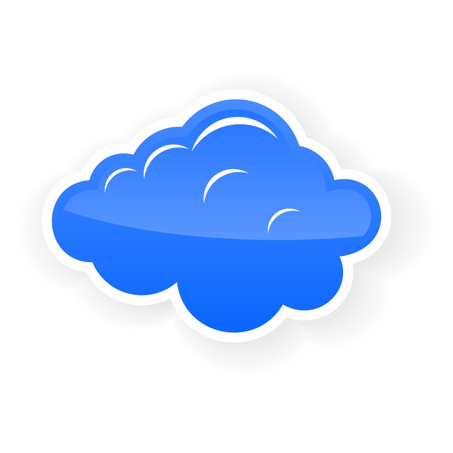 Vector for free use Cloud vector