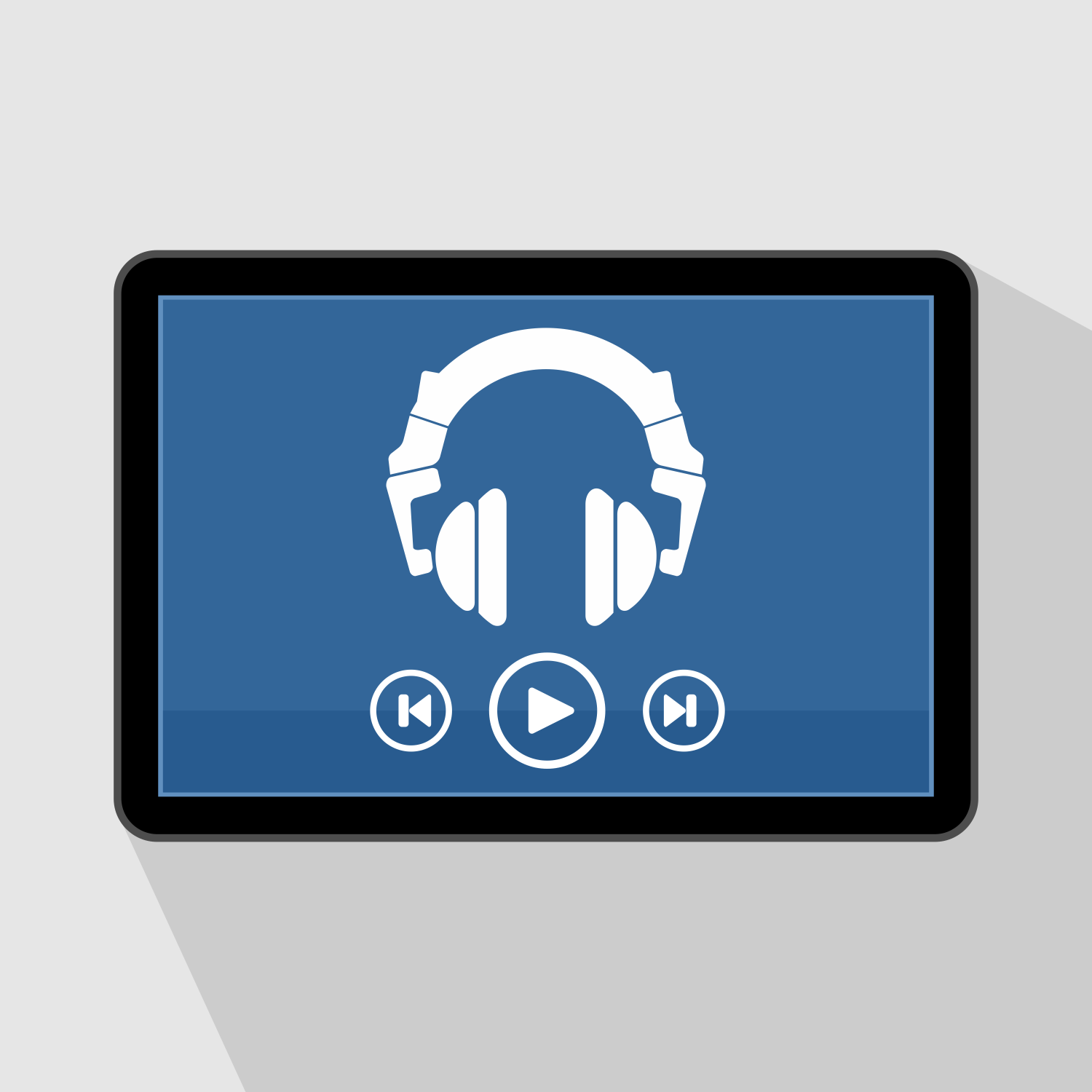 Tablet music player
