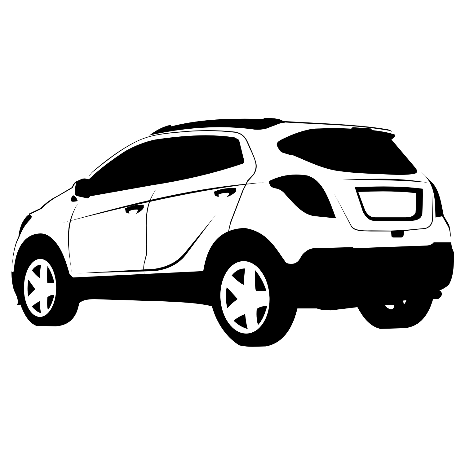 Vector for free use: Opel Mokka