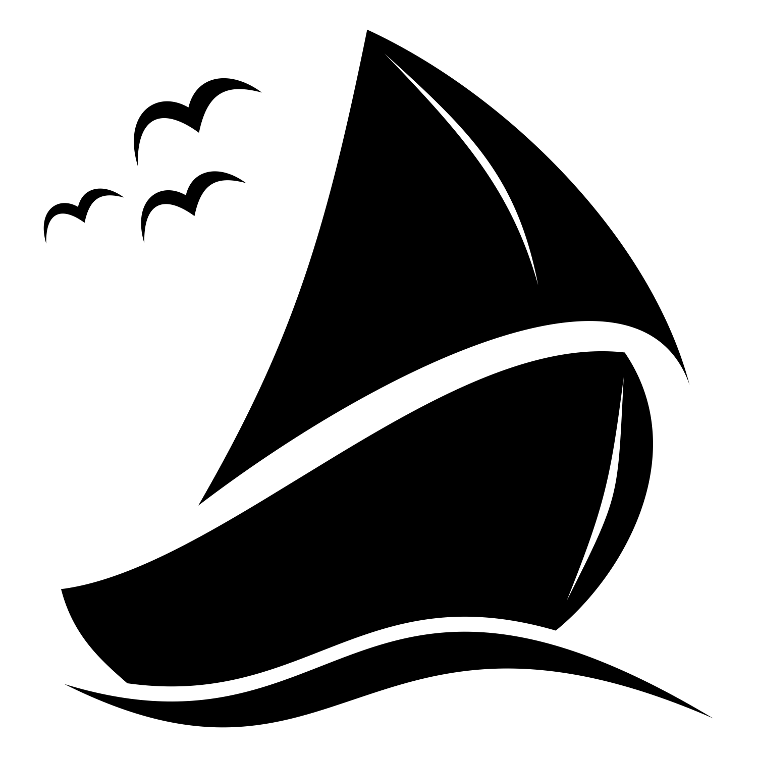 Vector for free use: Sail boat vector