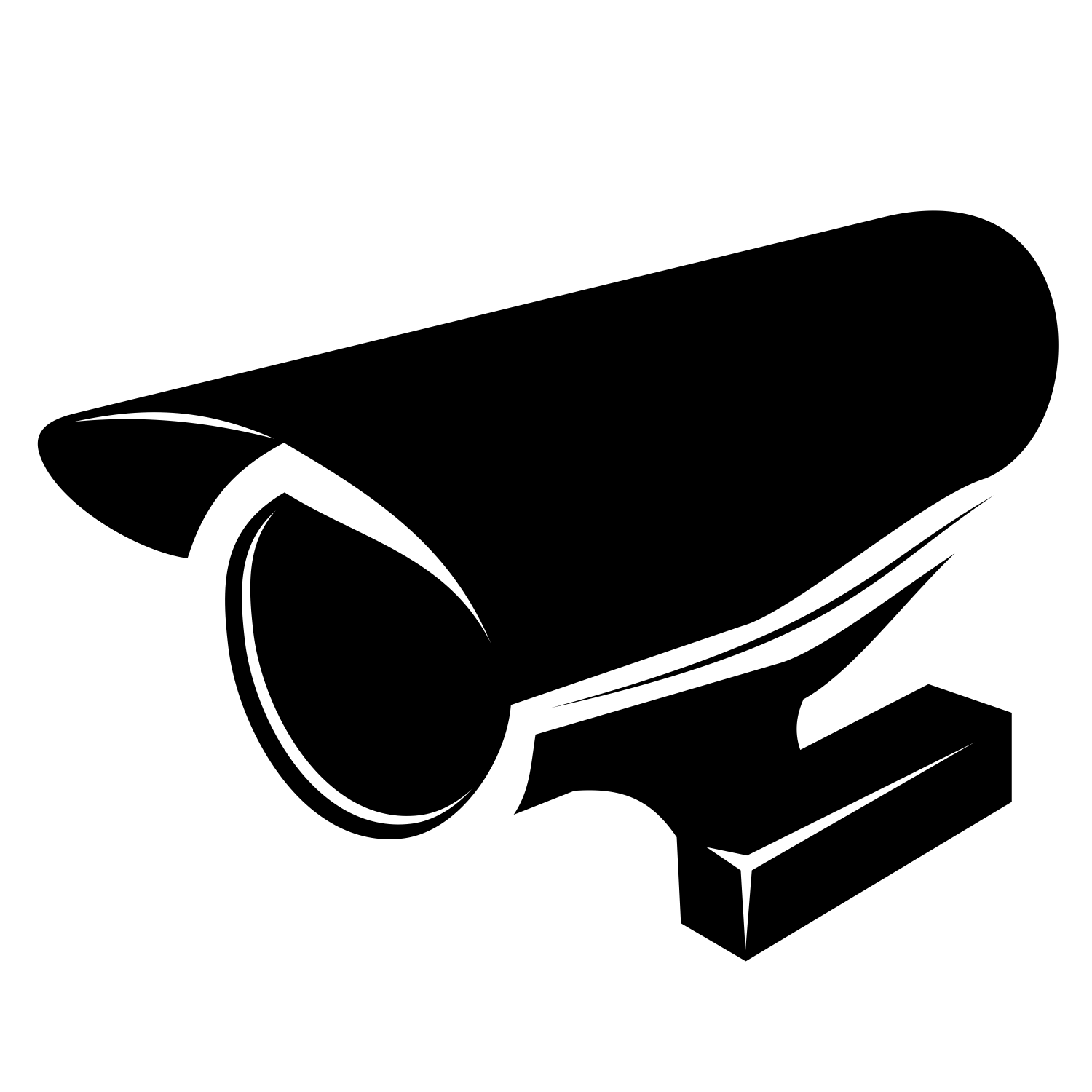 Vector for free use: Surveillance camera vector