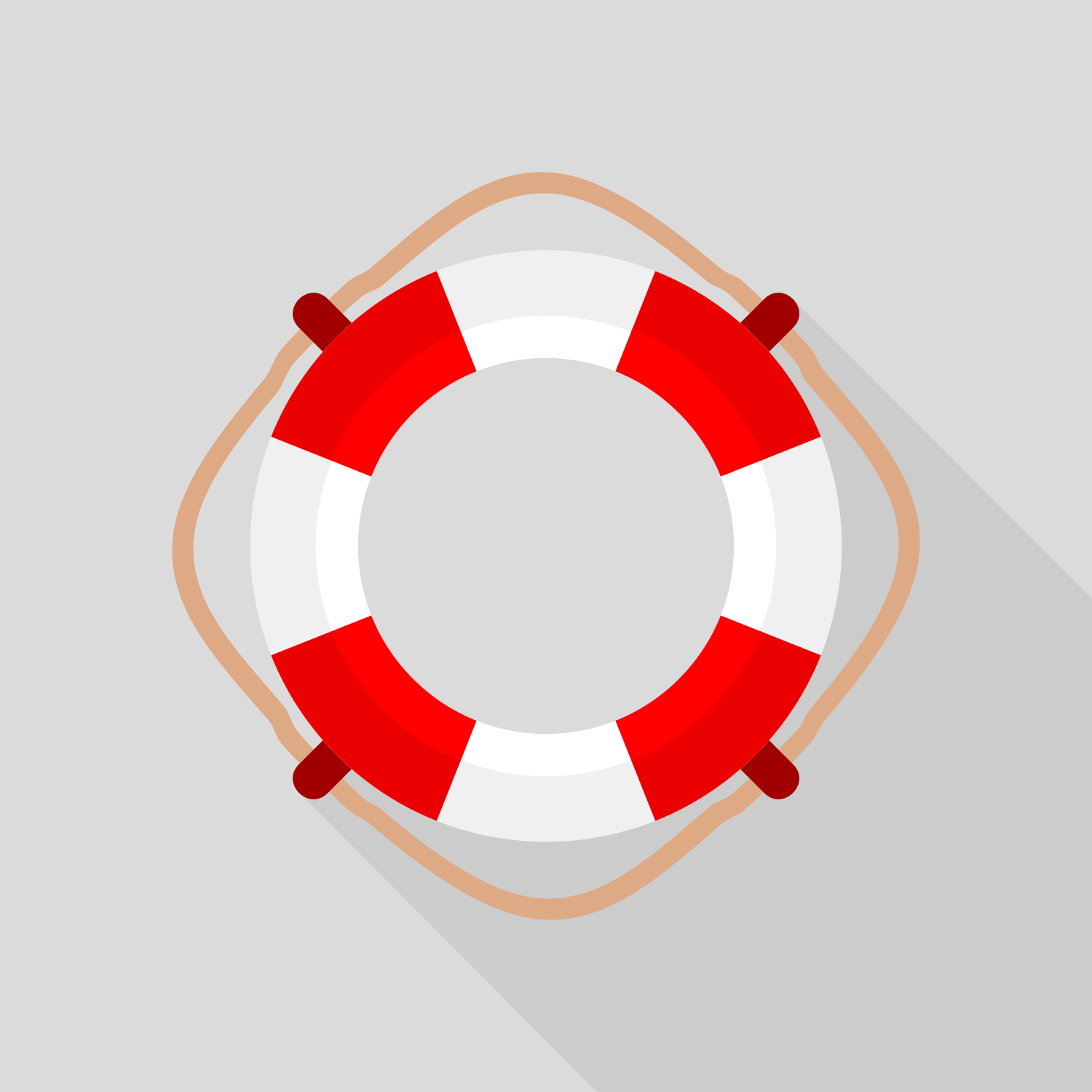 Vector for free use: Lifebuoy icon