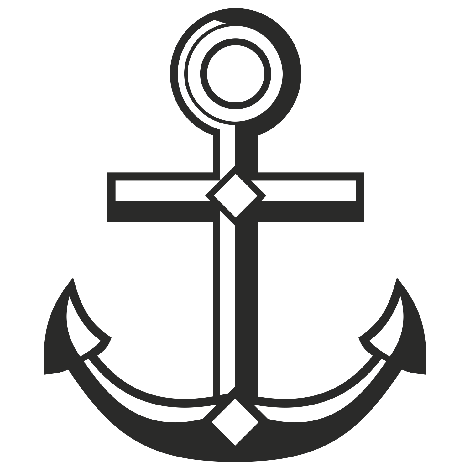 Download Vector for free use: Anchor vector