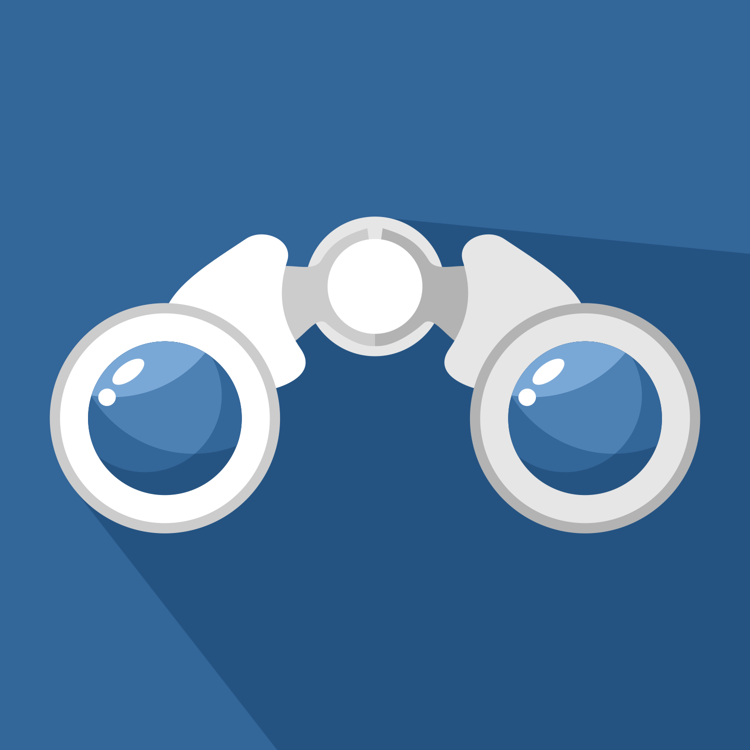 Vector for free use: Binoculars Icon