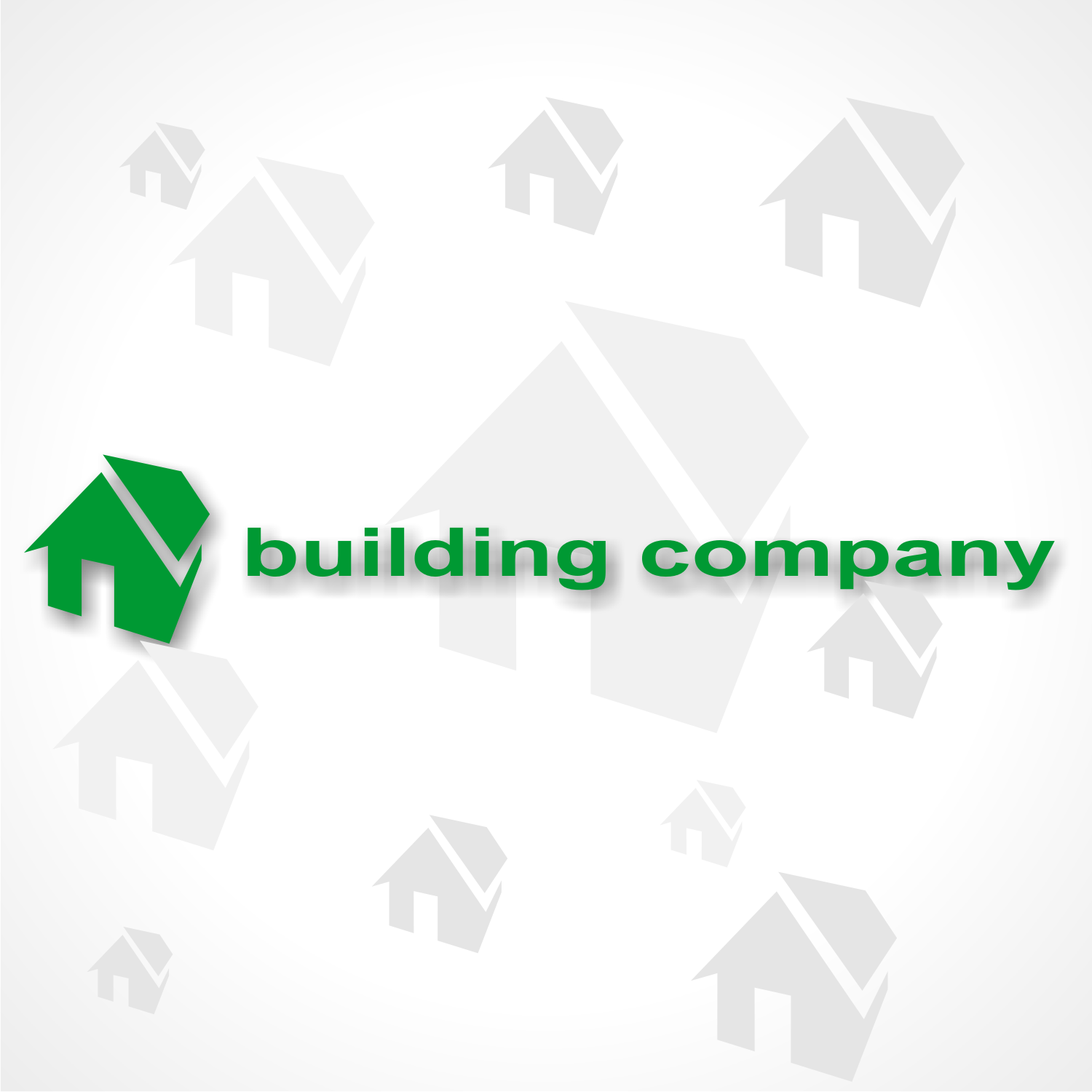 Vector for free use: Building logo vector