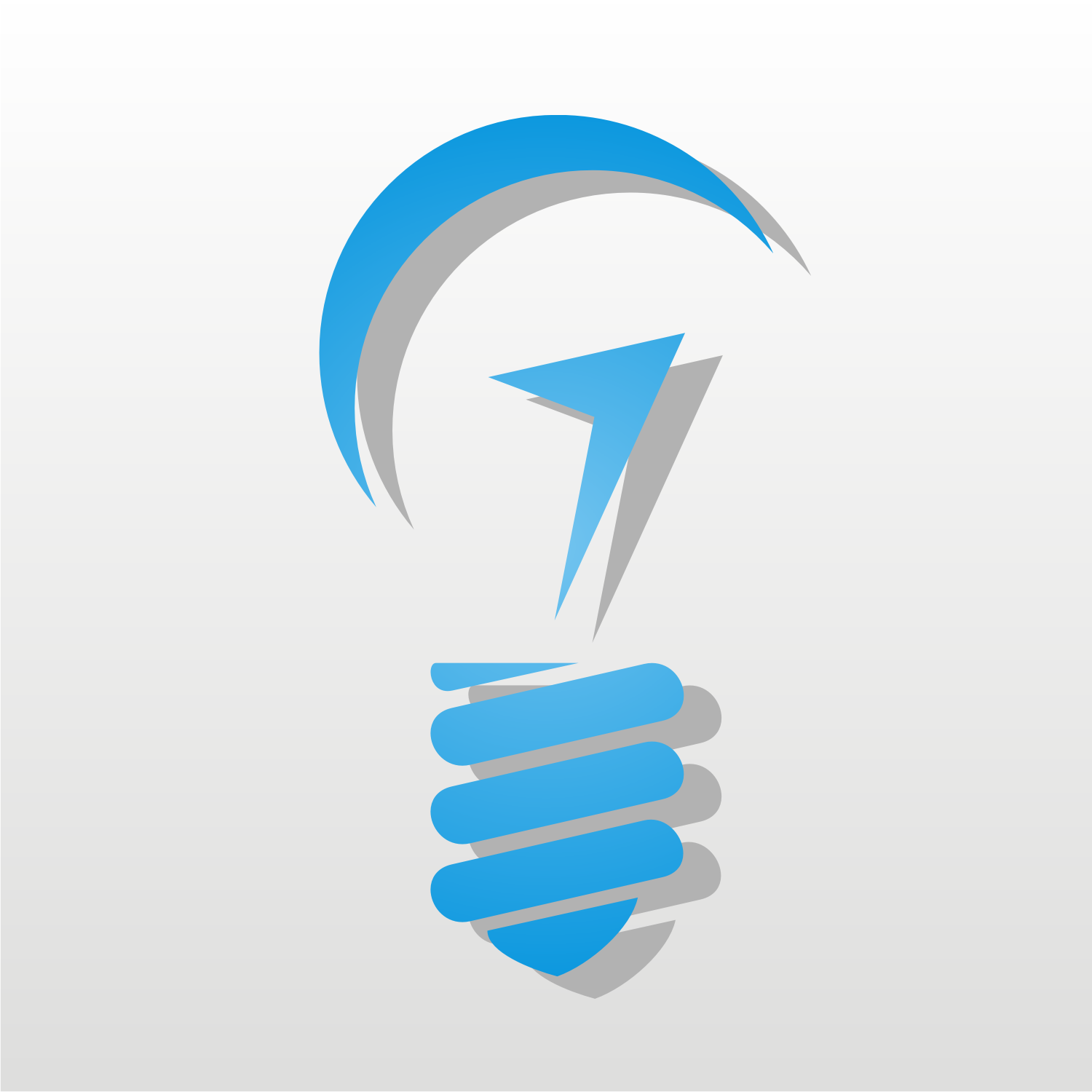 Vector for free use: Light bulb logo