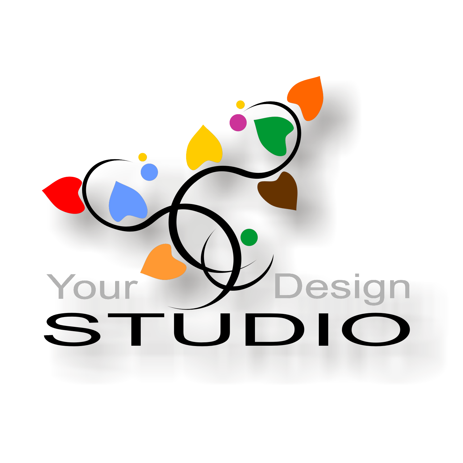 Vector for free use: Design Studio logo