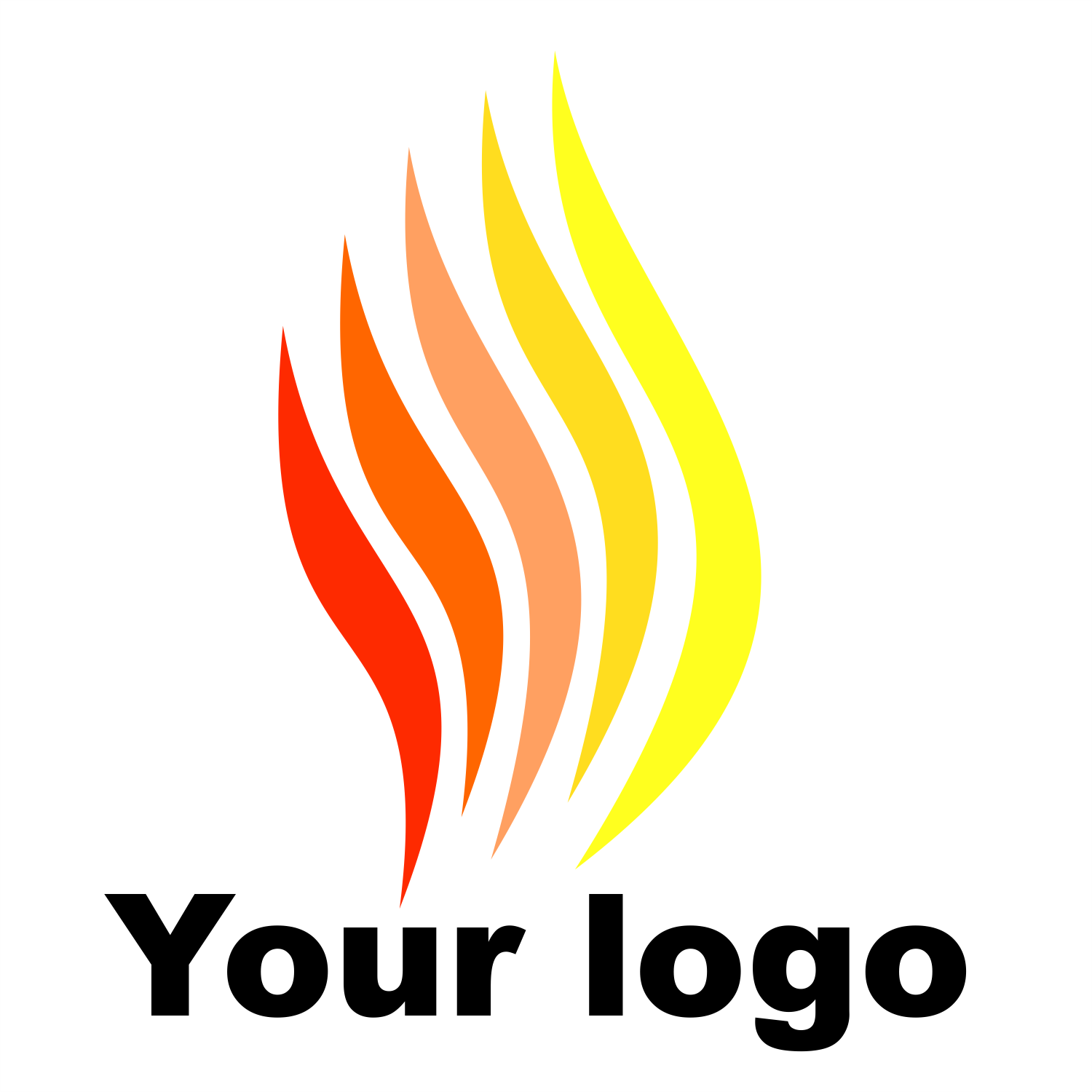 Flame fire water drop 3d logo, png | PNGWing