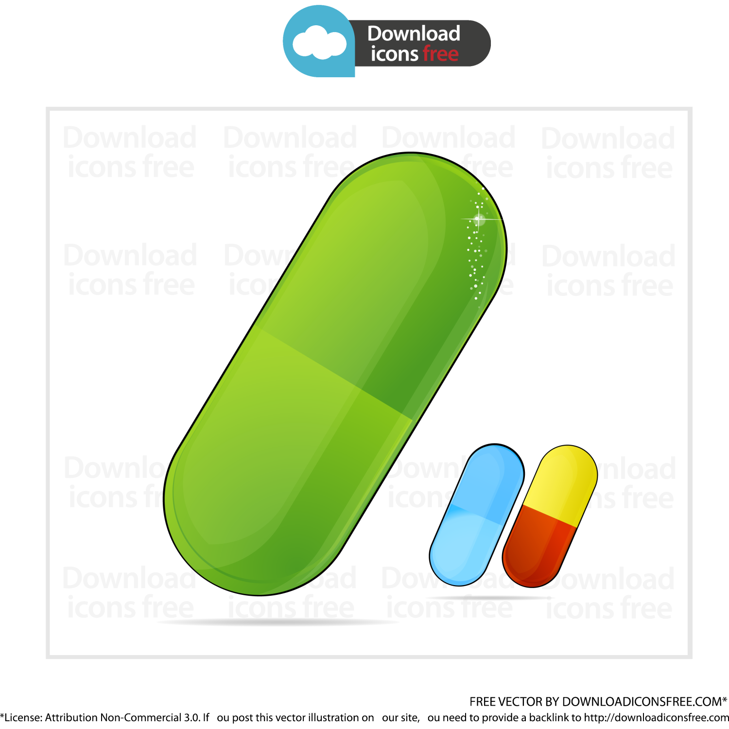 Free download medic pill green color