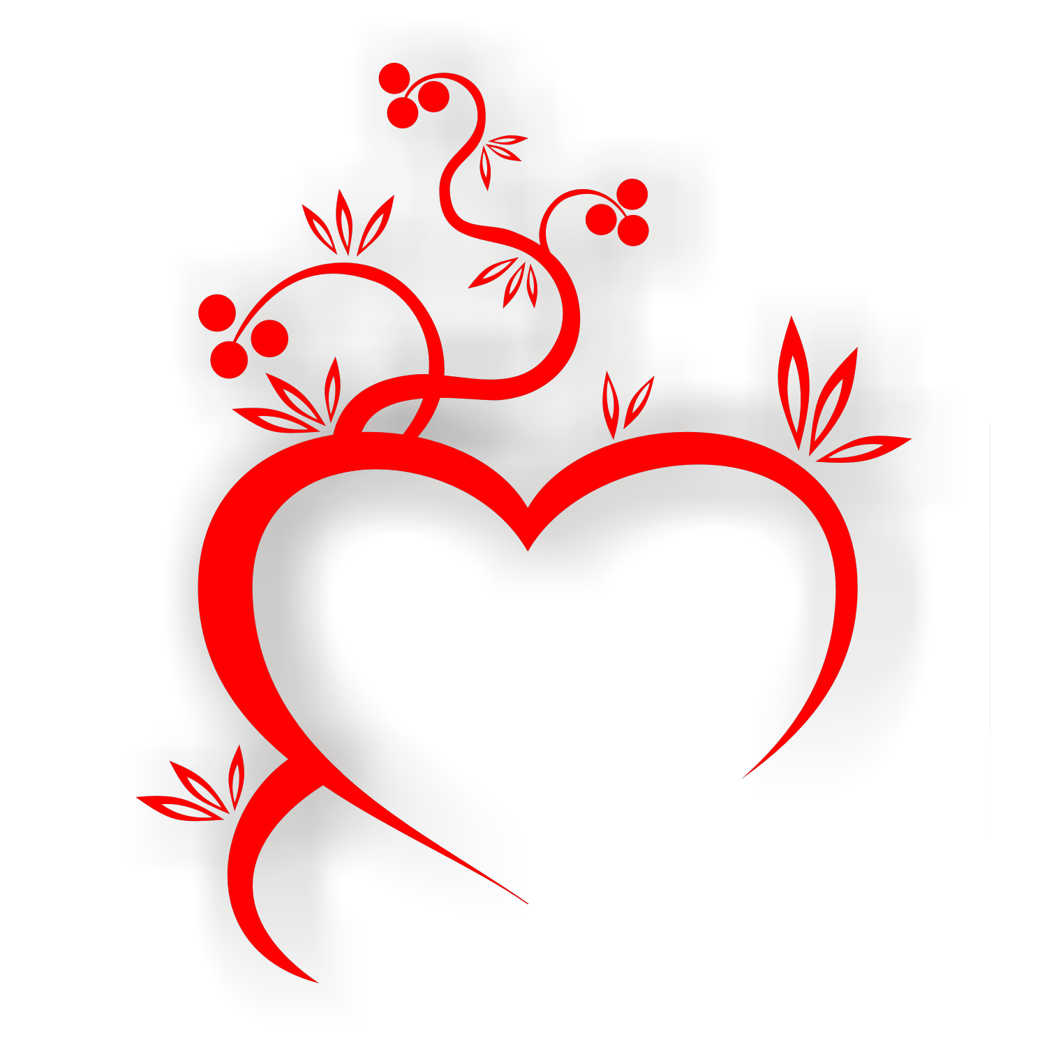 Download Vector for free use: Heart vector