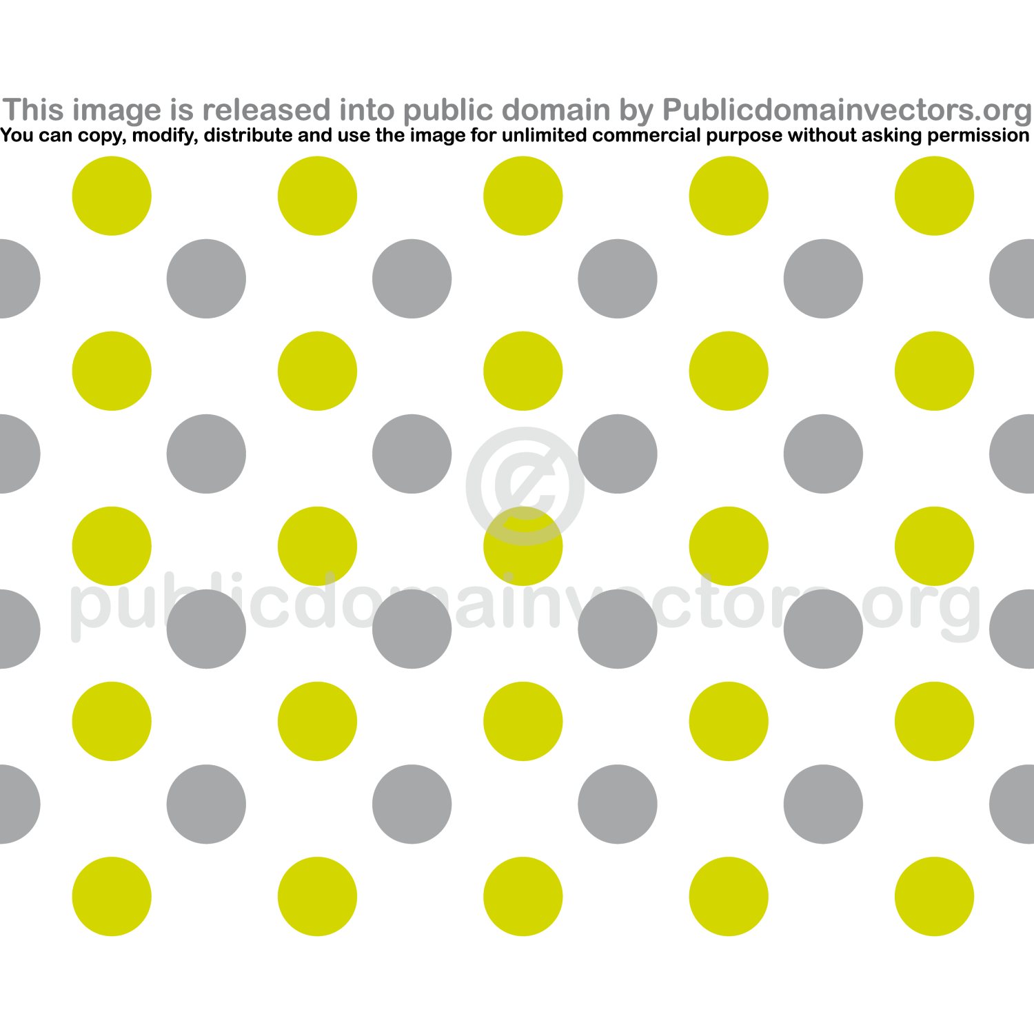 Yellow Polka Dot Background Free Stock Photo - Public Domain