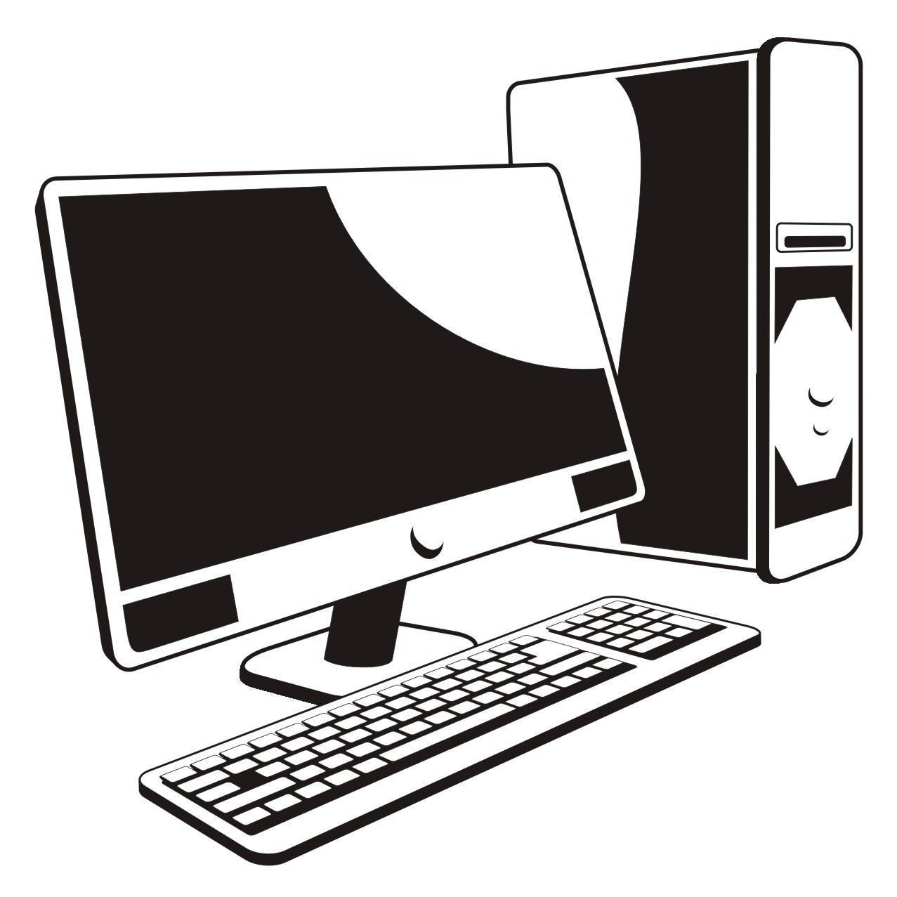 Desktop Computer Vector Png