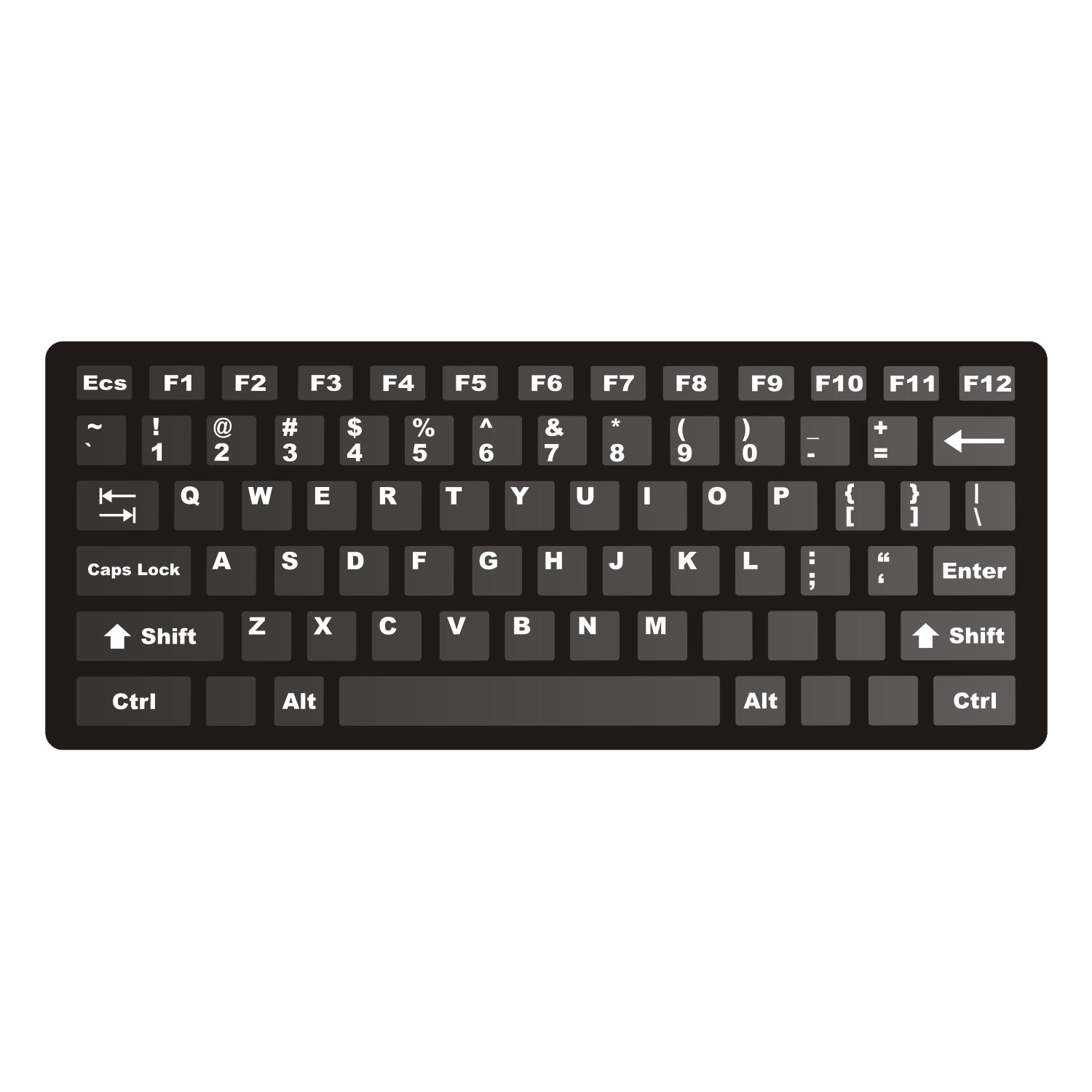 keyboard vector