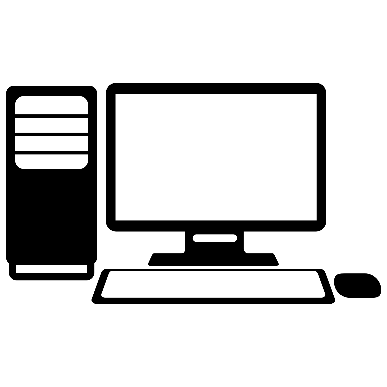 Desktop PC vector