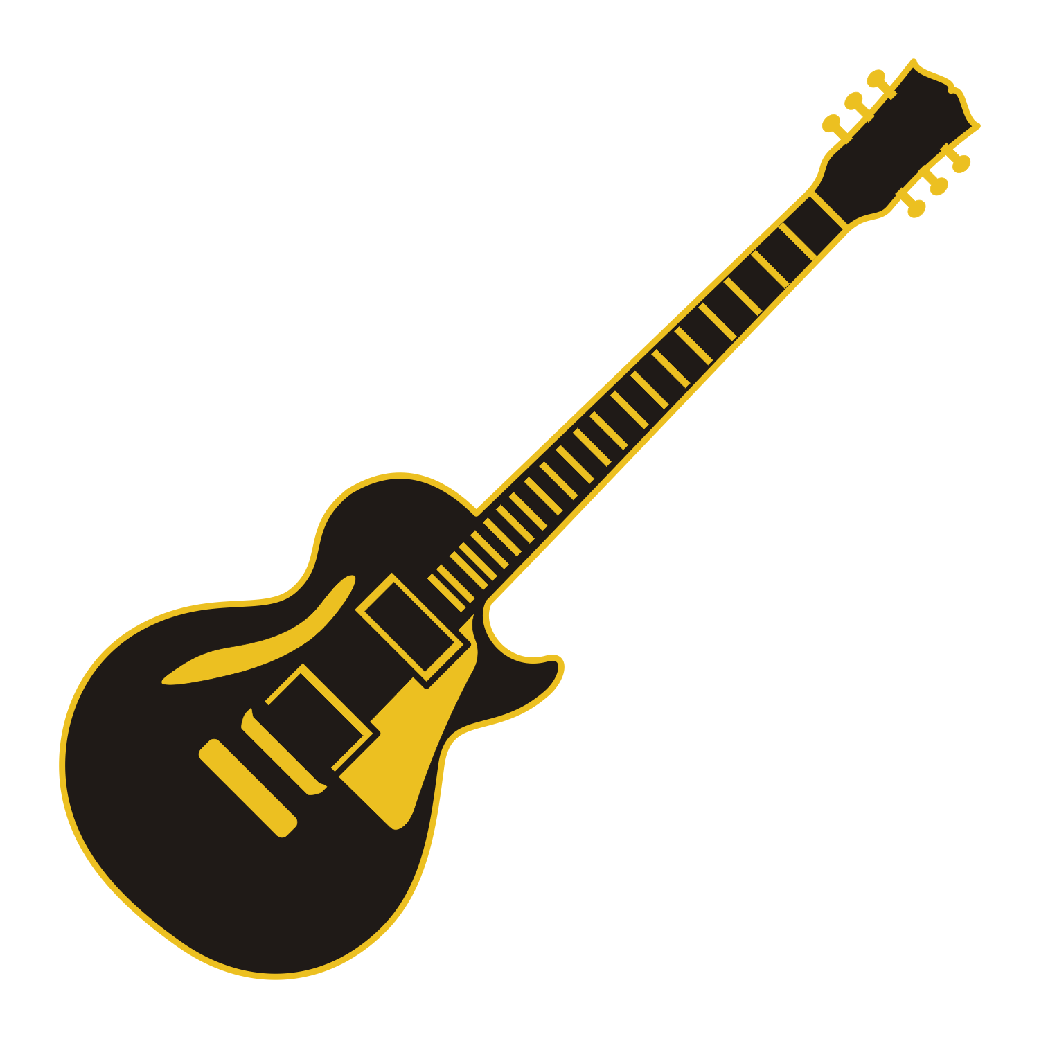 Download Vector for free use: Electric guitar