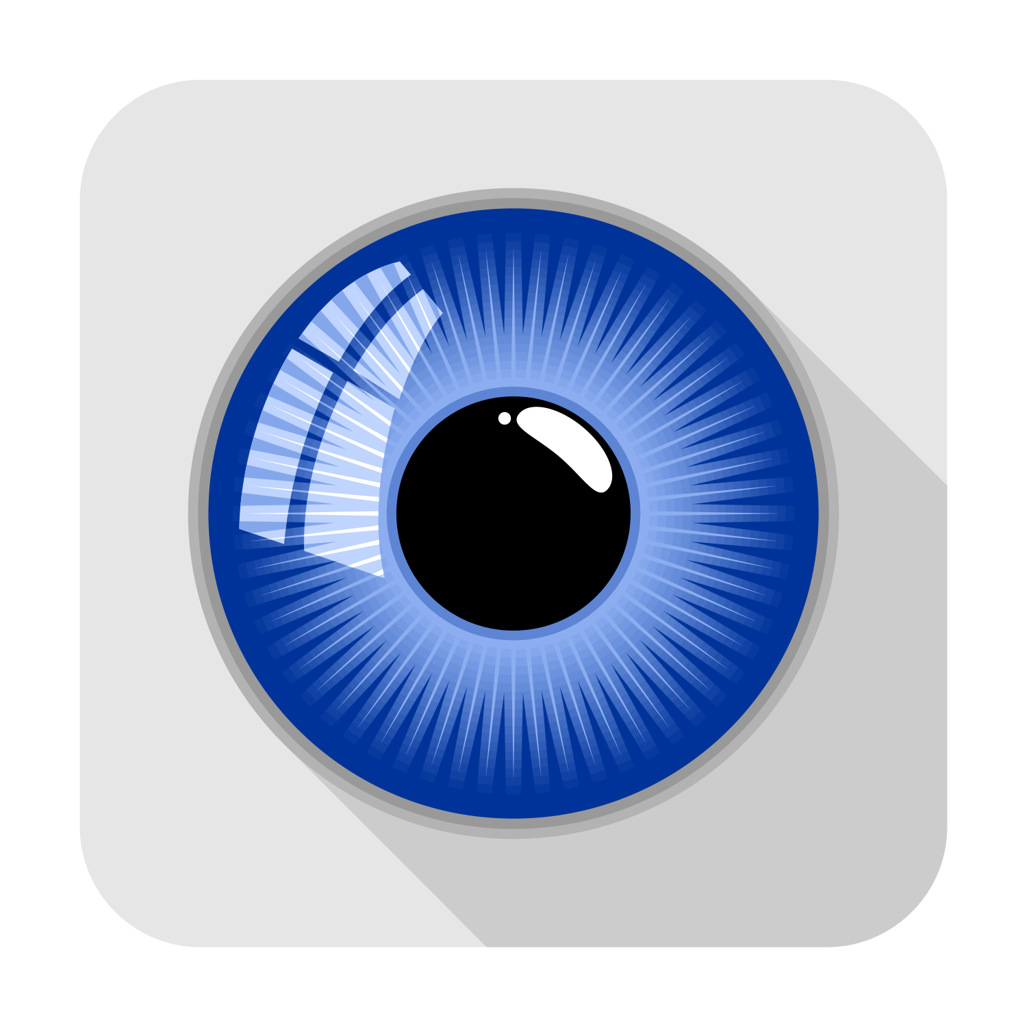 Download Vector for free use: Eye icon