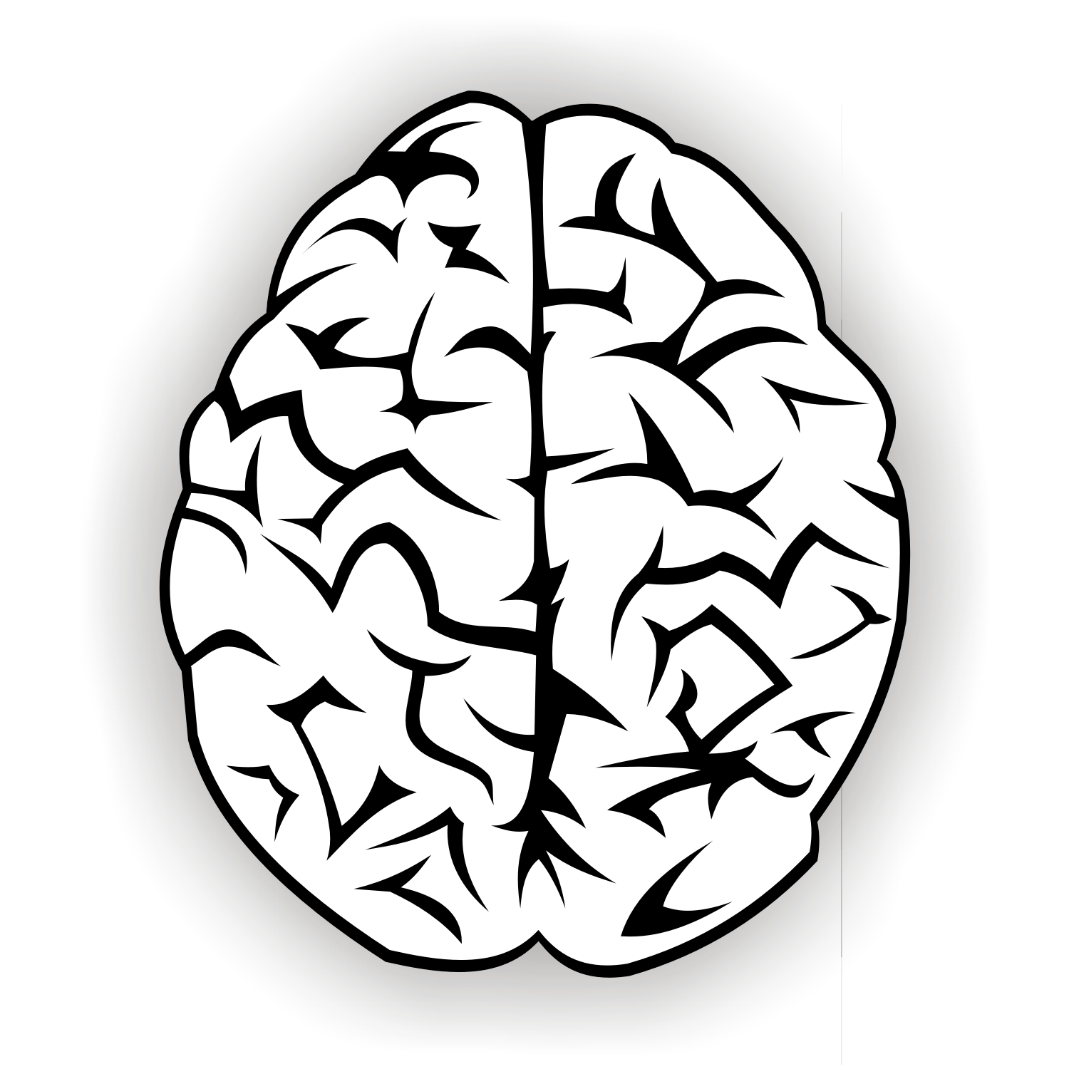 Vector for free use: Brain vector free