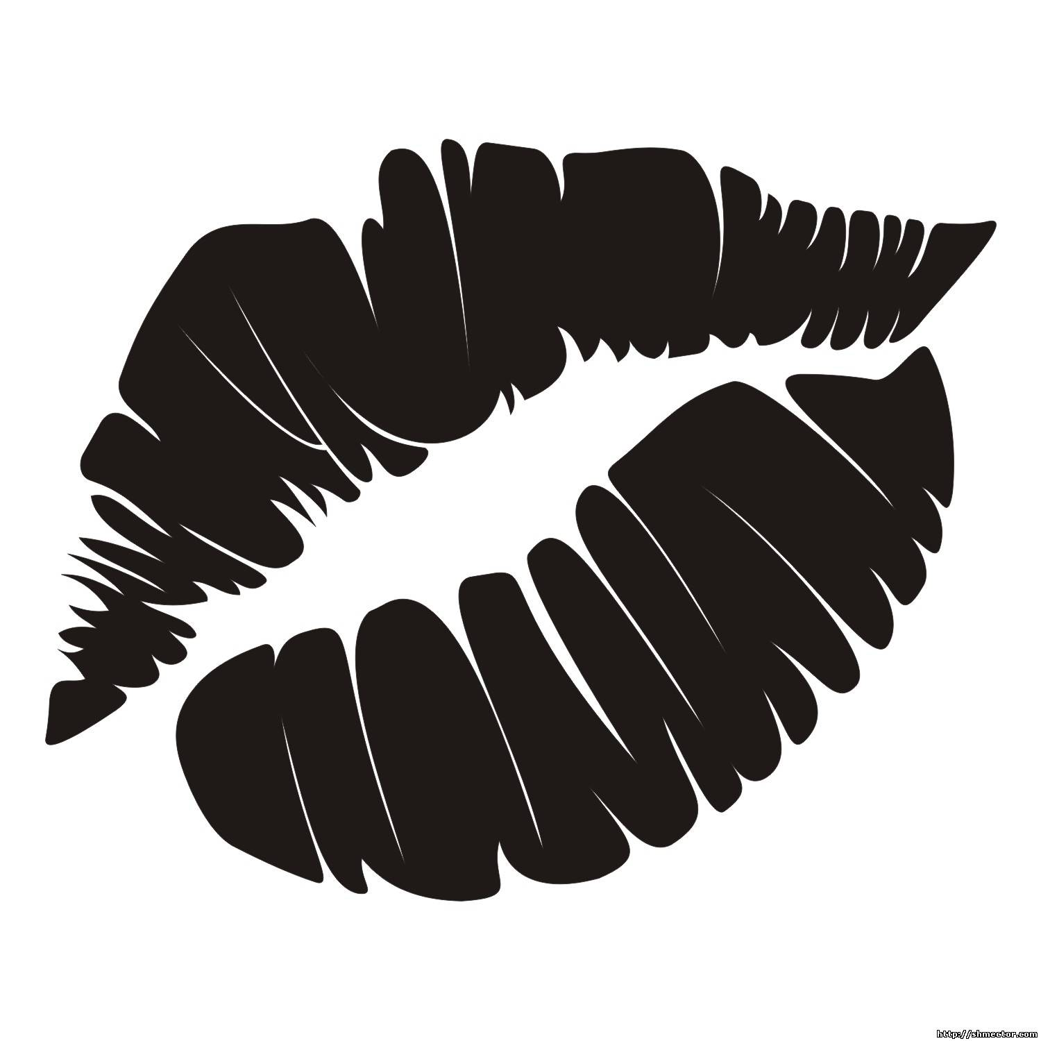 View Lips Clipart Black And White Pics - Alade