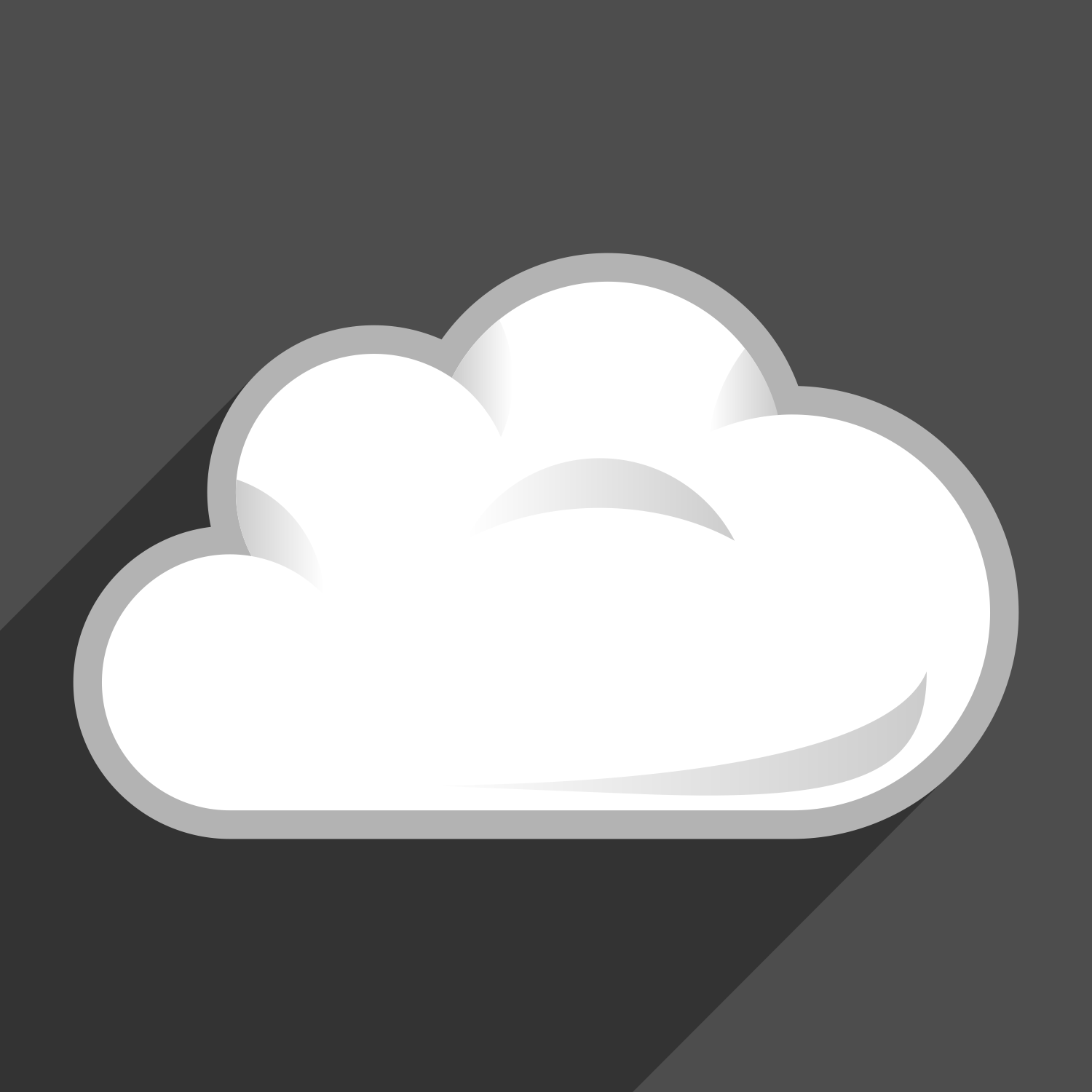 Vector For Free Use Vector Cloud Icon