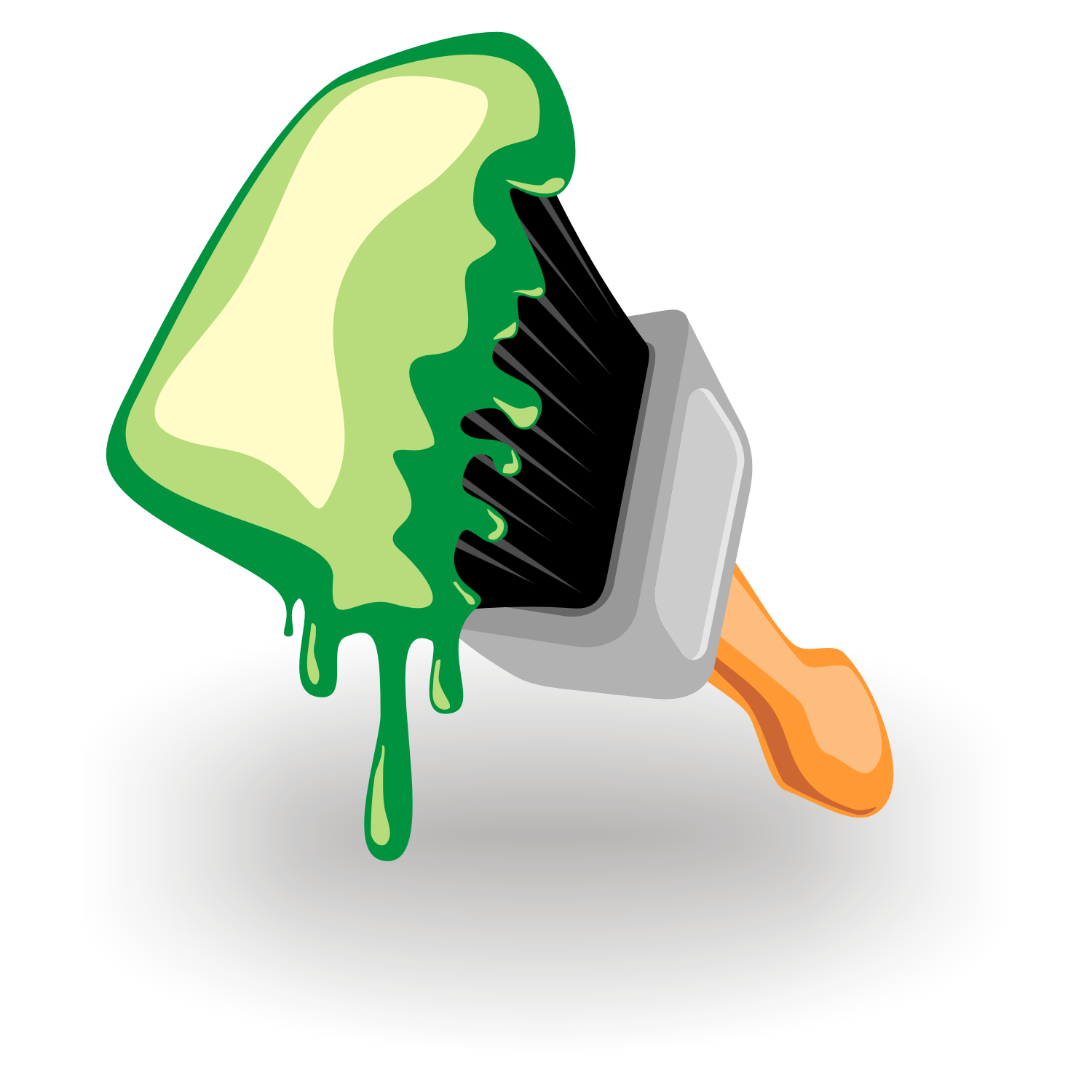 Download Vector for free use: Paint brush icon