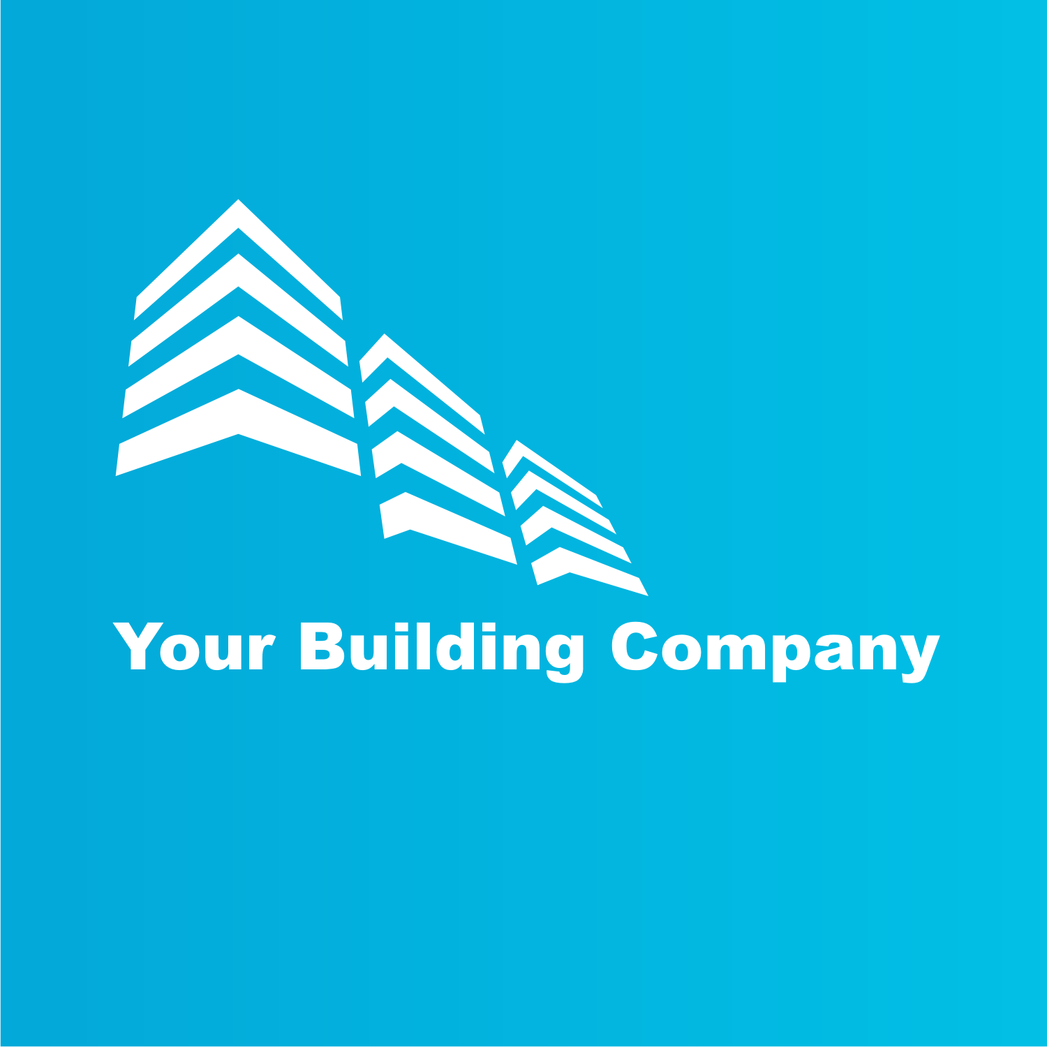 Vector for free use: Building logo