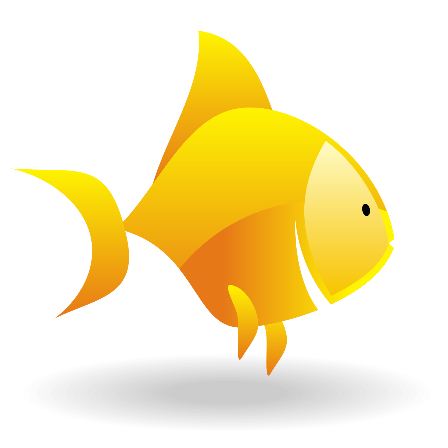 Рыбка желтый